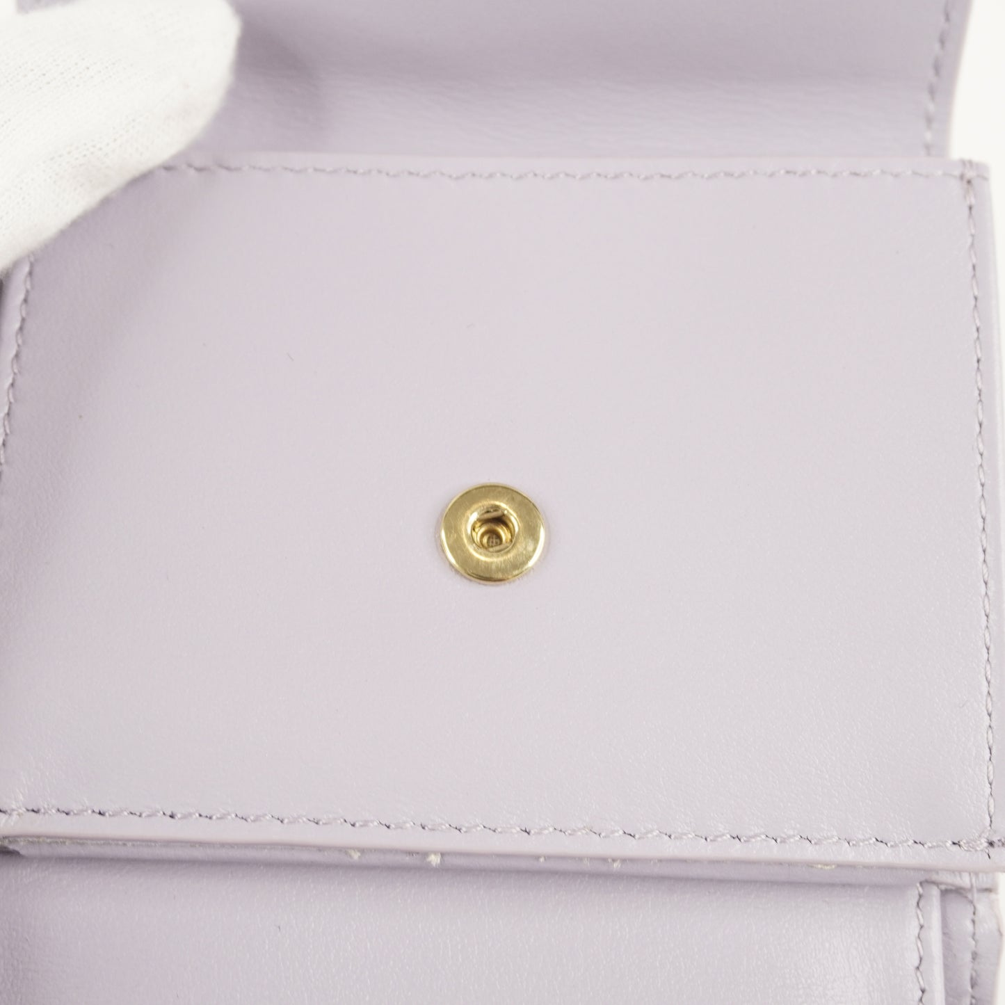 Celine Short Wallet Lilac Yellow