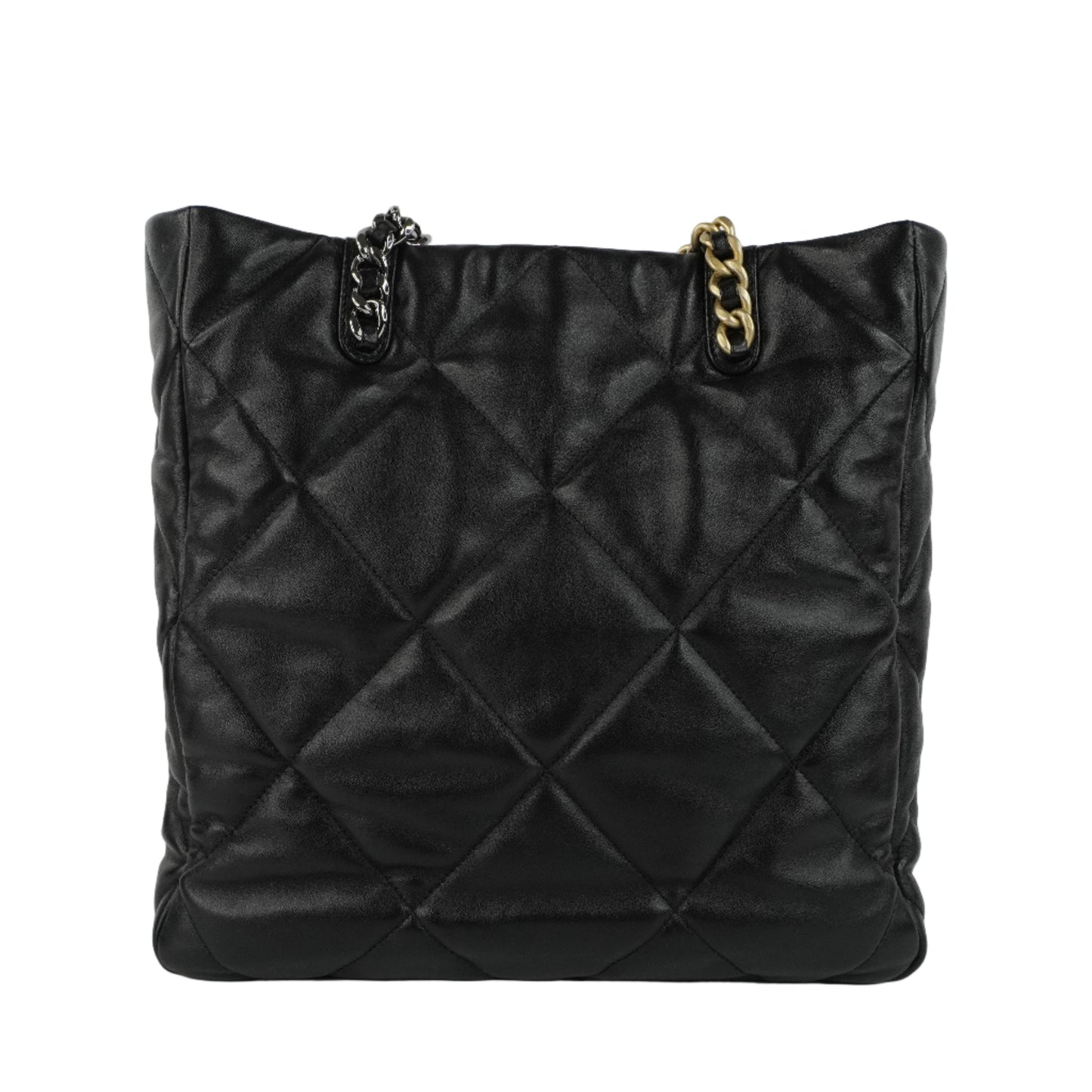 Chanel 19 Shopping Tote Bag Black