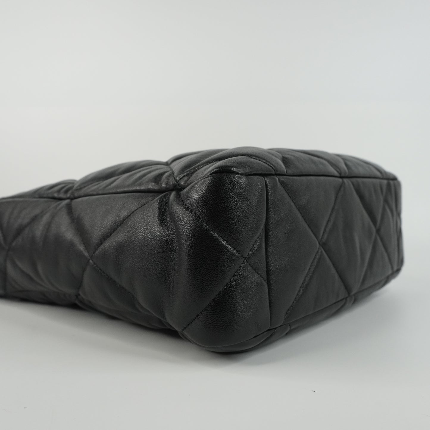 Chanel 19 Shopping Tote Bag Black