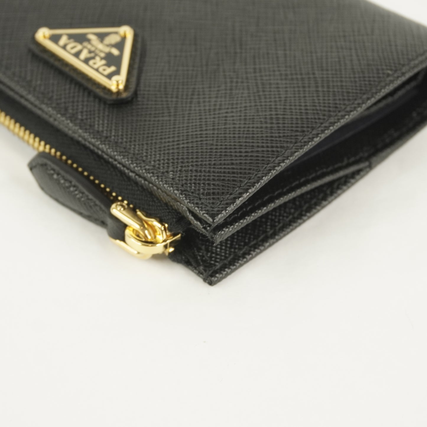 Prada Small Wallet Saffiano Black