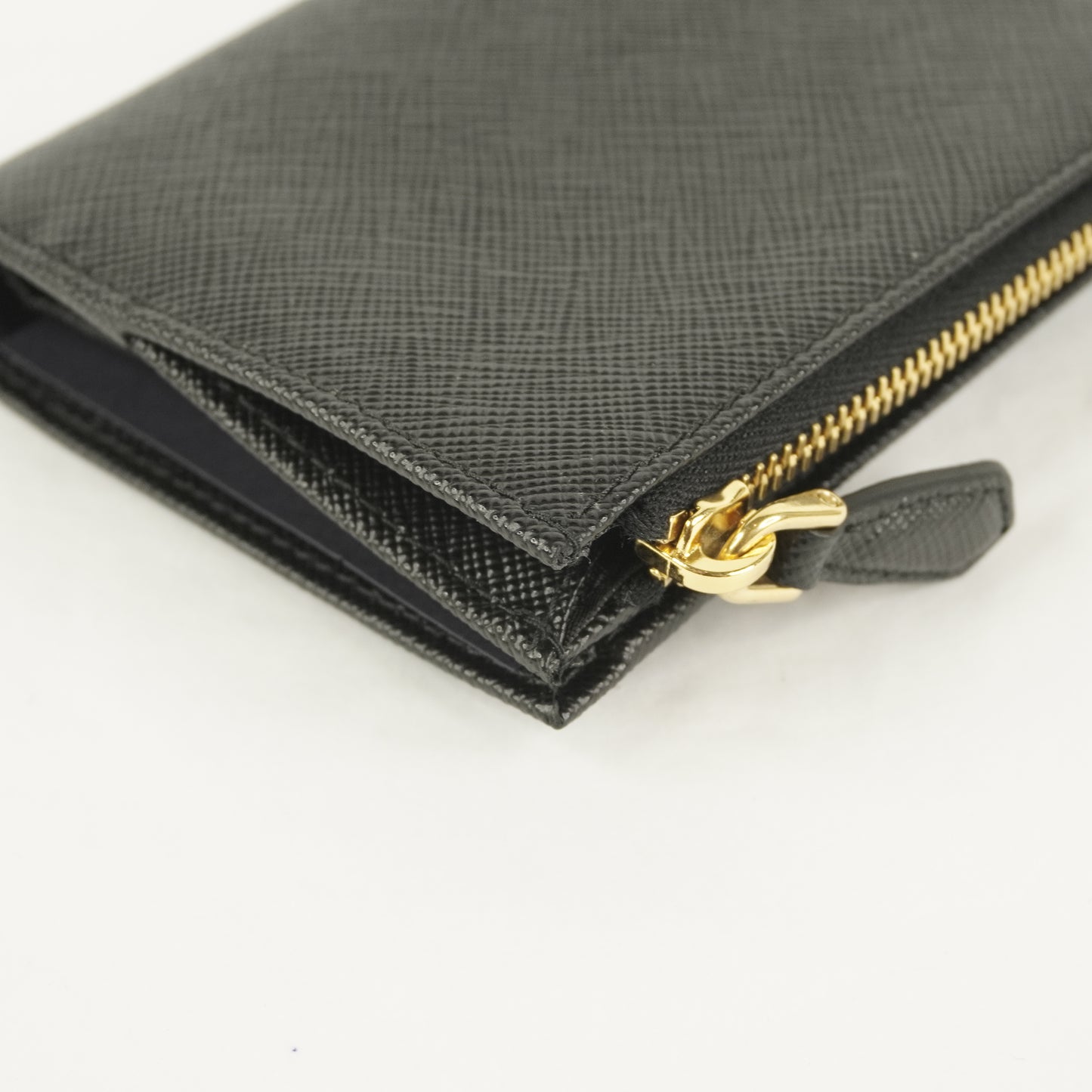 Prada Small Wallet Saffiano Black