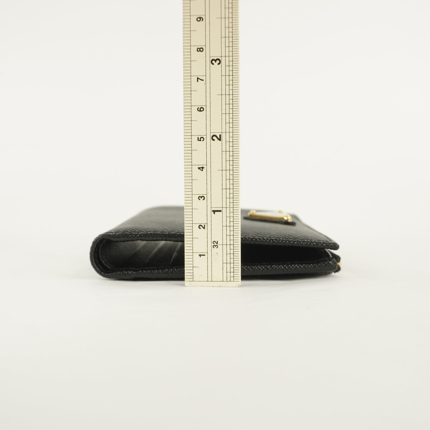 Prada Small Wallet Saffiano Black