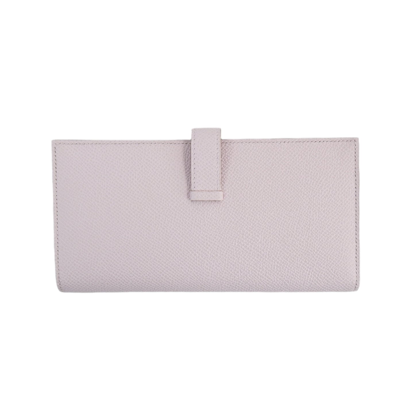 Hermes Bearn Wallet Mauve Pale PHW Epsom