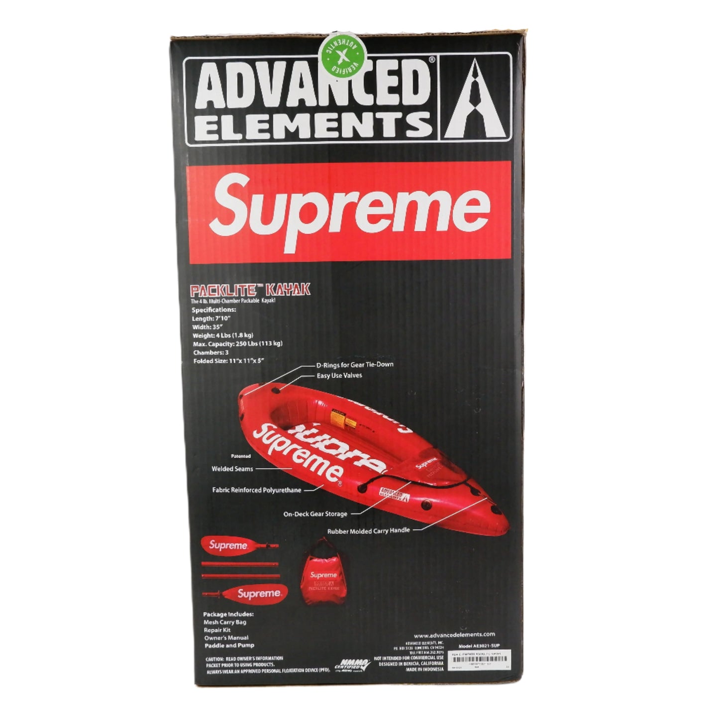 Supreme Kayak Red