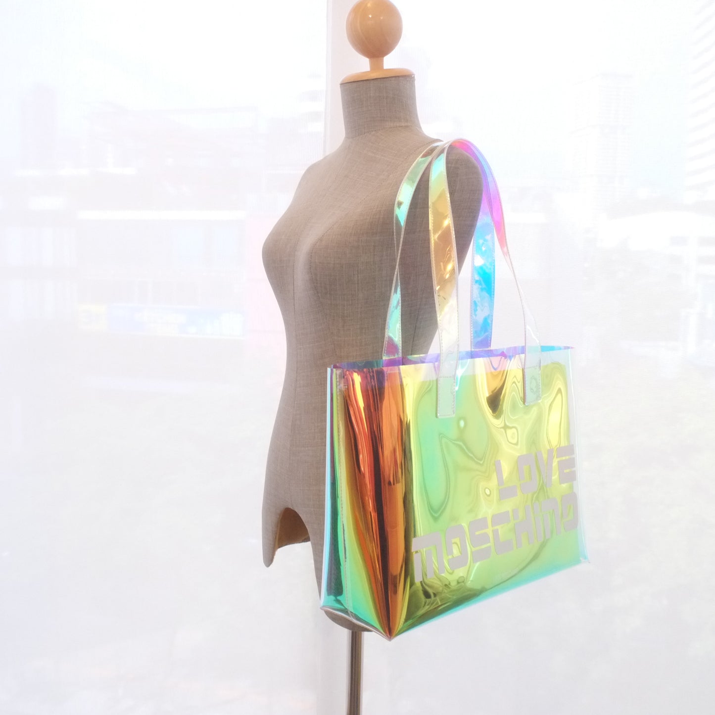 Moschino Love Moschino Tote Hologram Multicolor