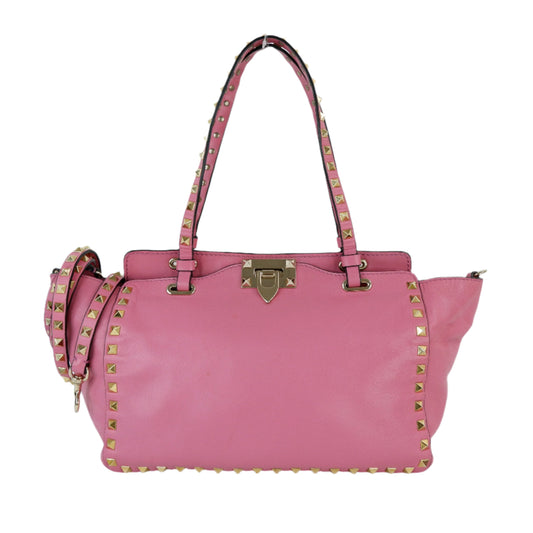 Valentino Stud Tote Bag Pink
