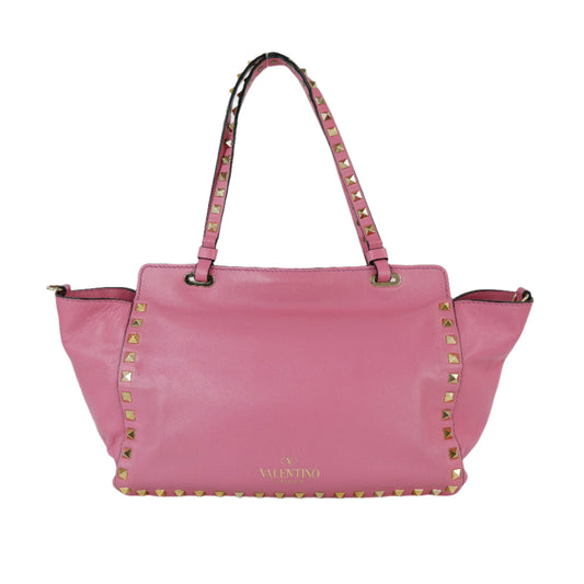 Valentino Stud Tote Bag Pink