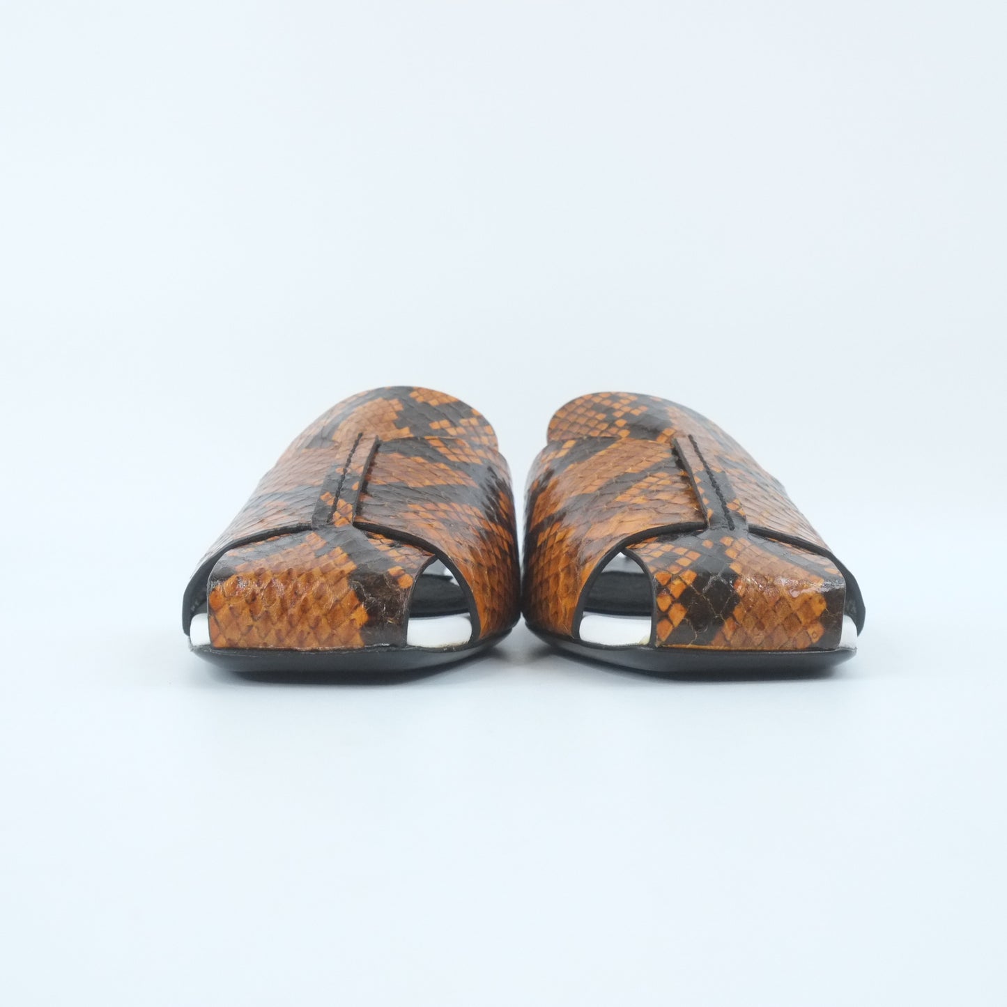 Alexander Mcqueen Sandals Python Brown 37