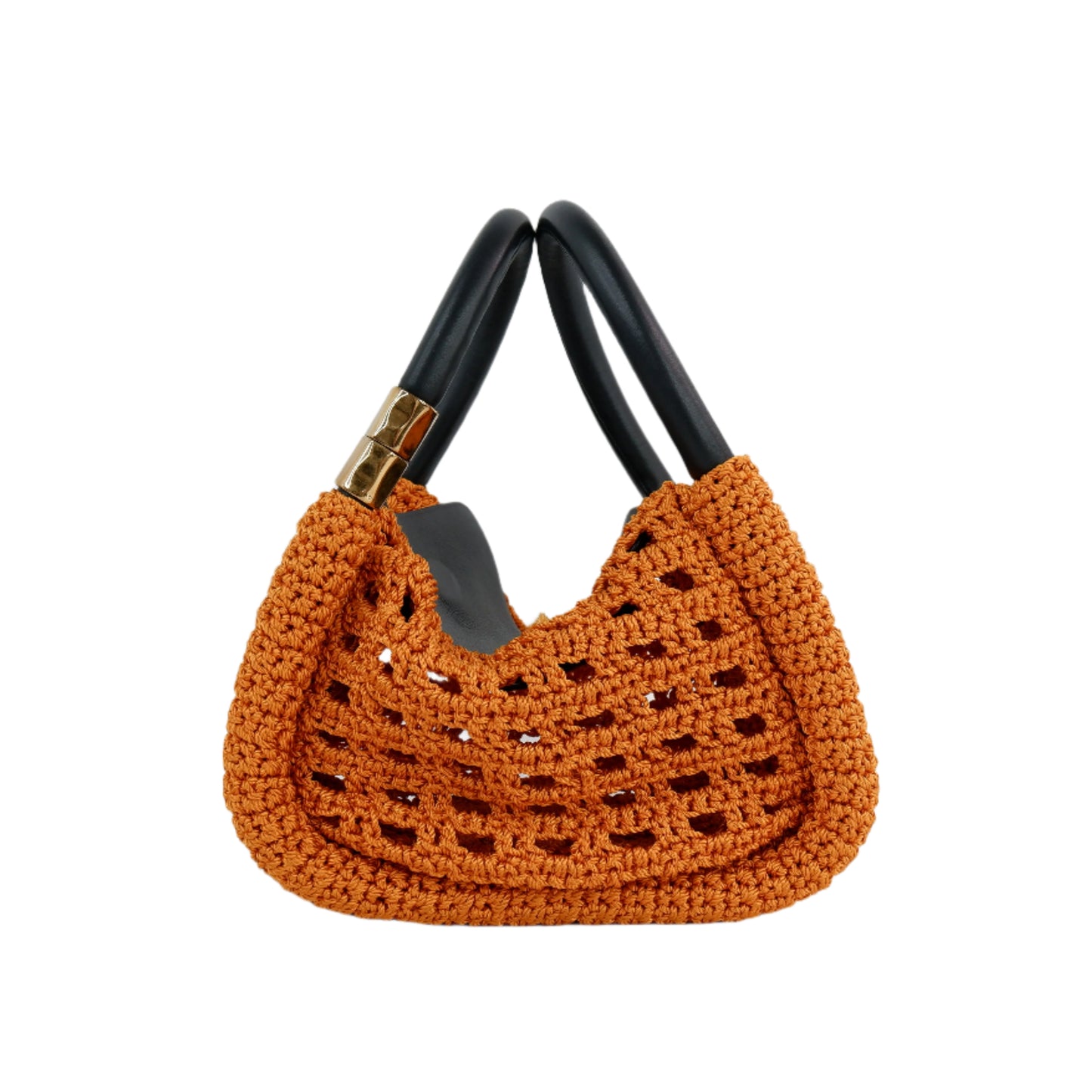 Boyy Wonton 20 Crochet Raffia Orange Black