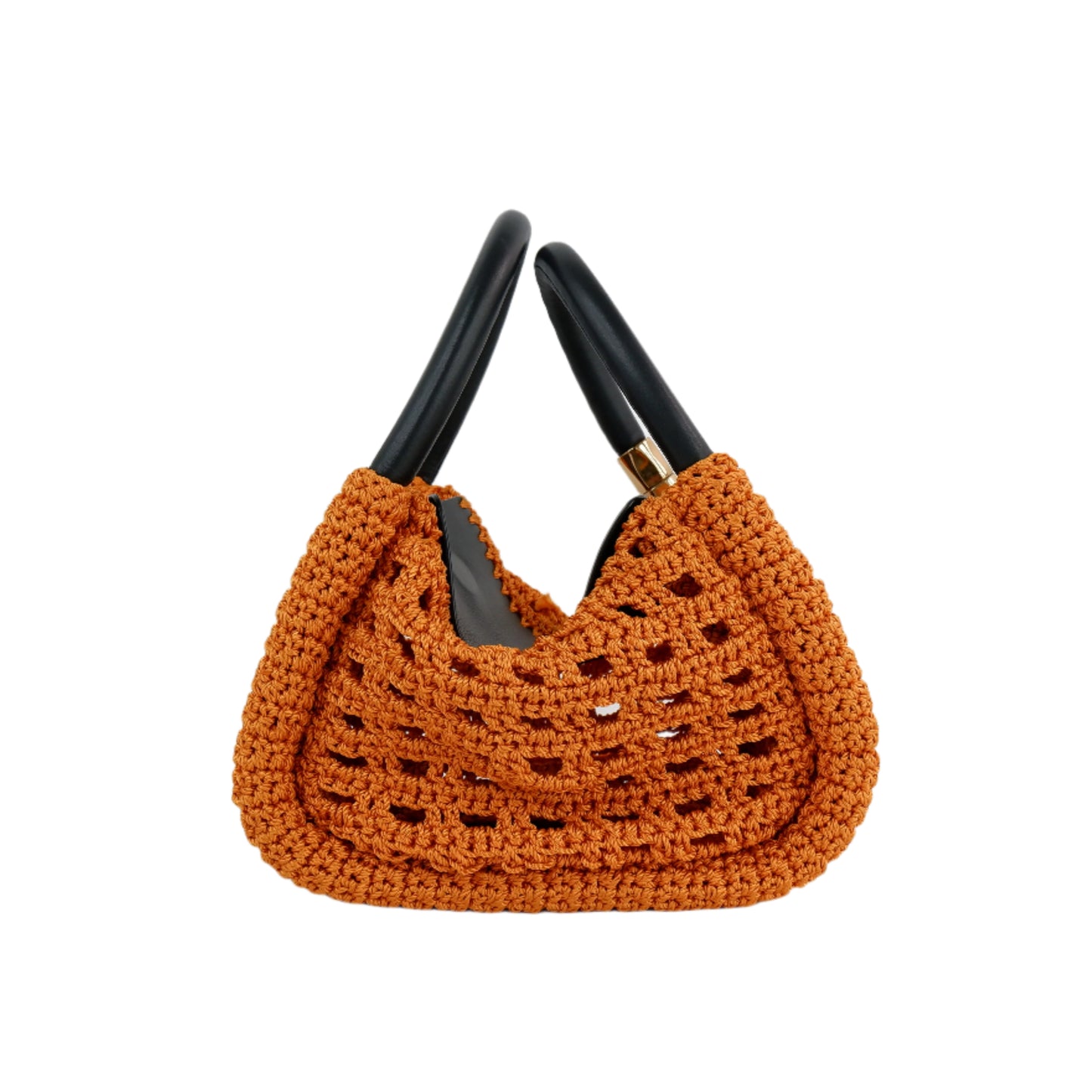 Boyy Wonton 20 Crochet Raffia Orange Black