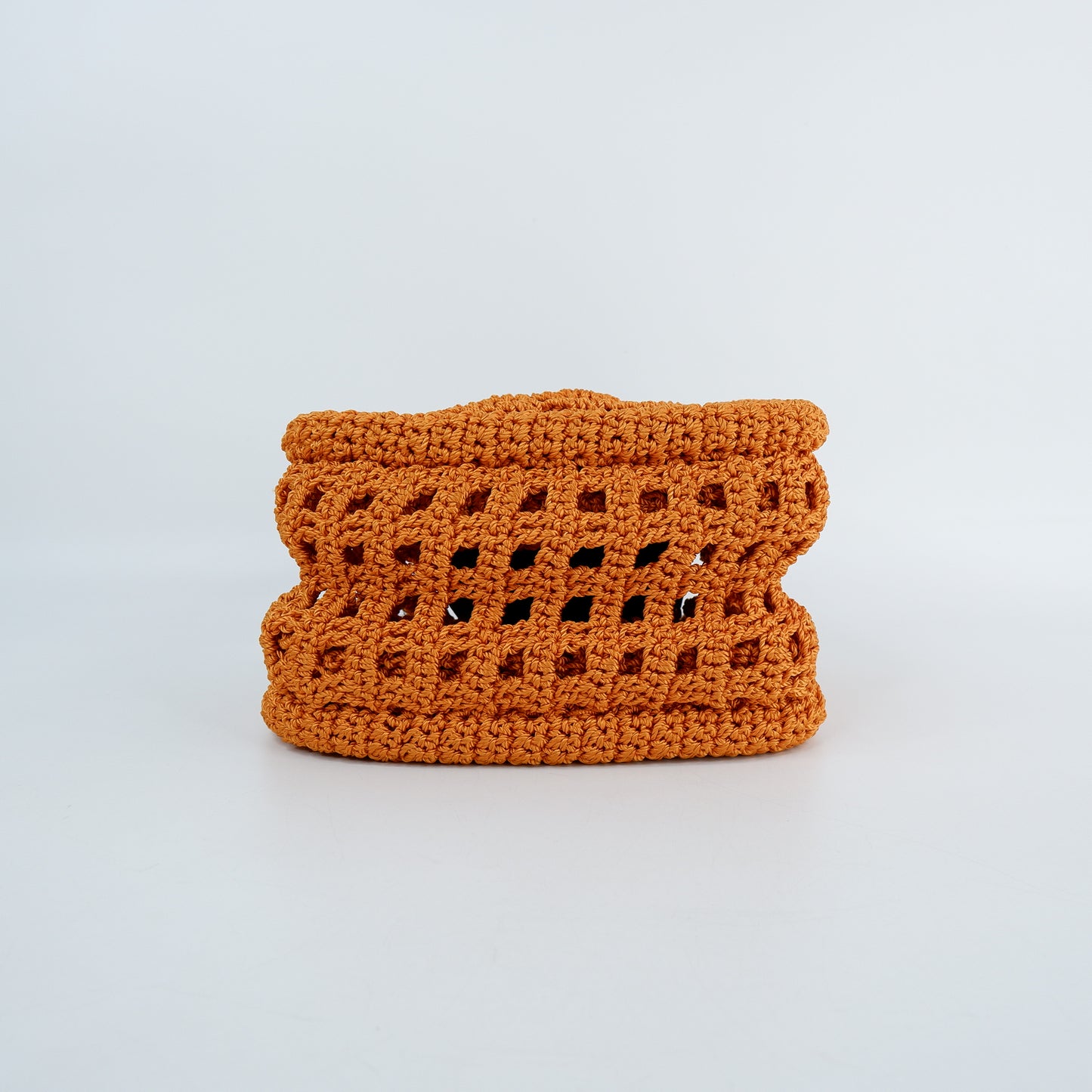 Boyy Wonton 20 Crochet Raffia Orange Black