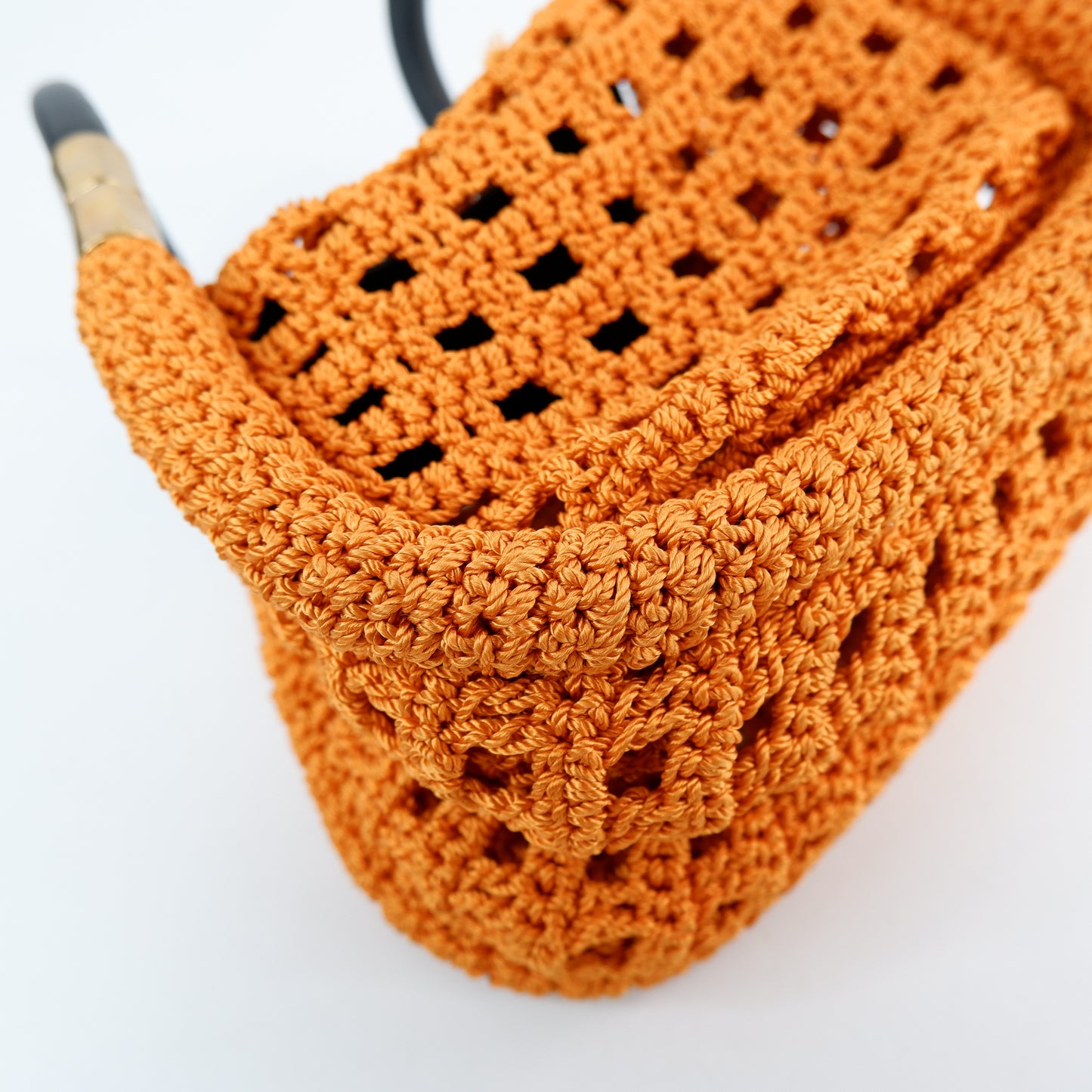 Boyy Wonton 20 Crochet Raffia Orange Black