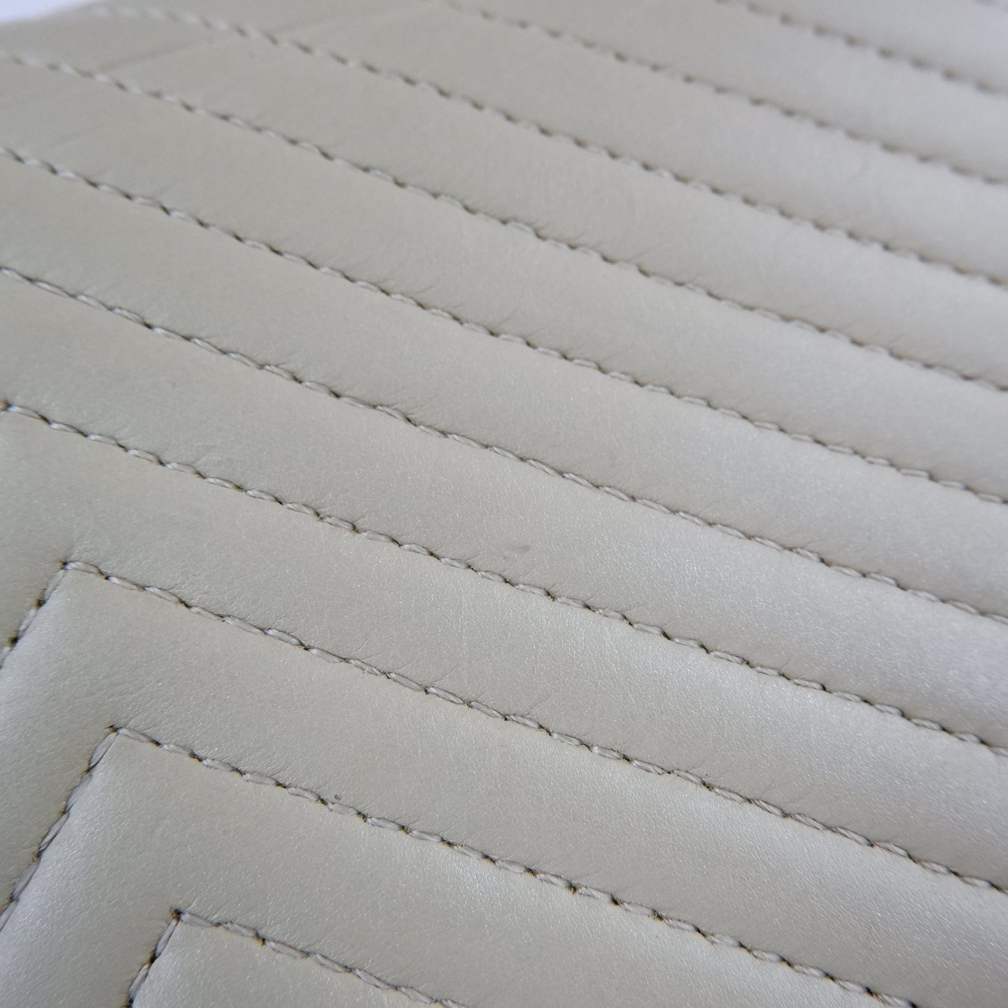 Chanel Boy Long Wallet Beige Chevron