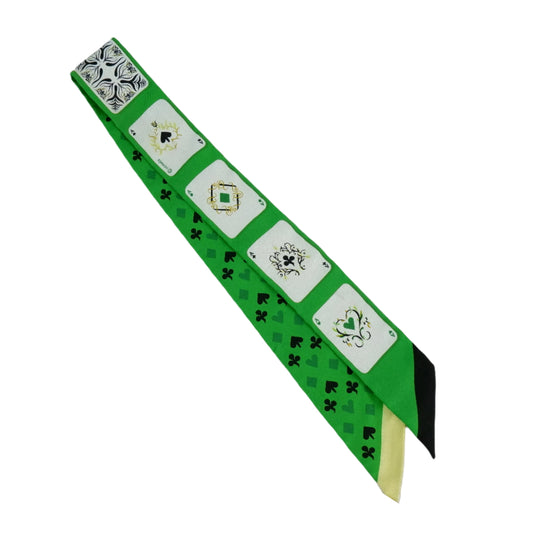 Hermes Single Twilly Green Card