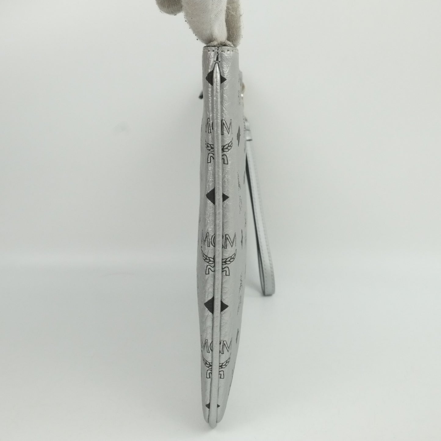MCM Clutch Silver
