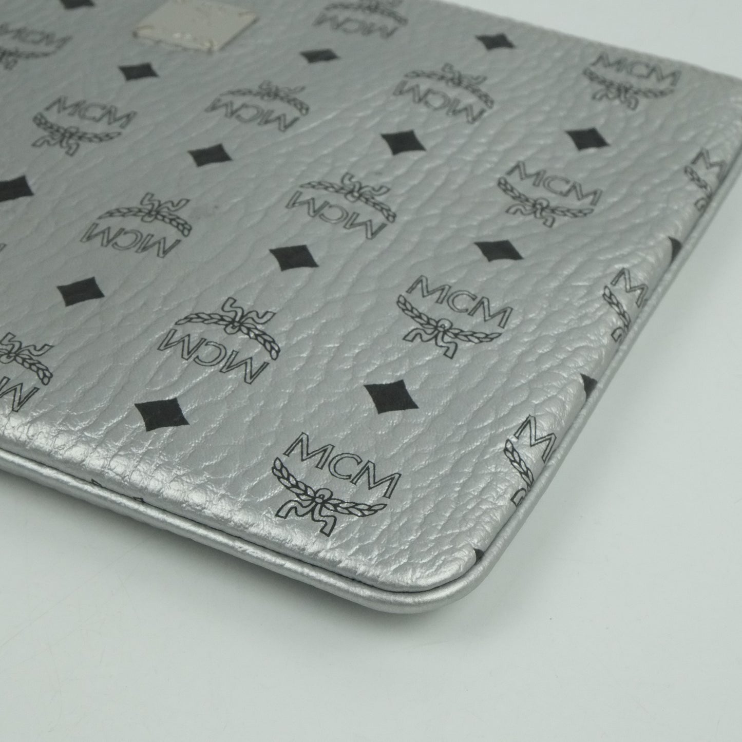 MCM Clutch Silver