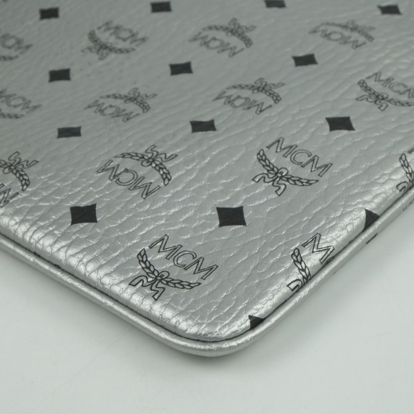 MCM Clutch Silver