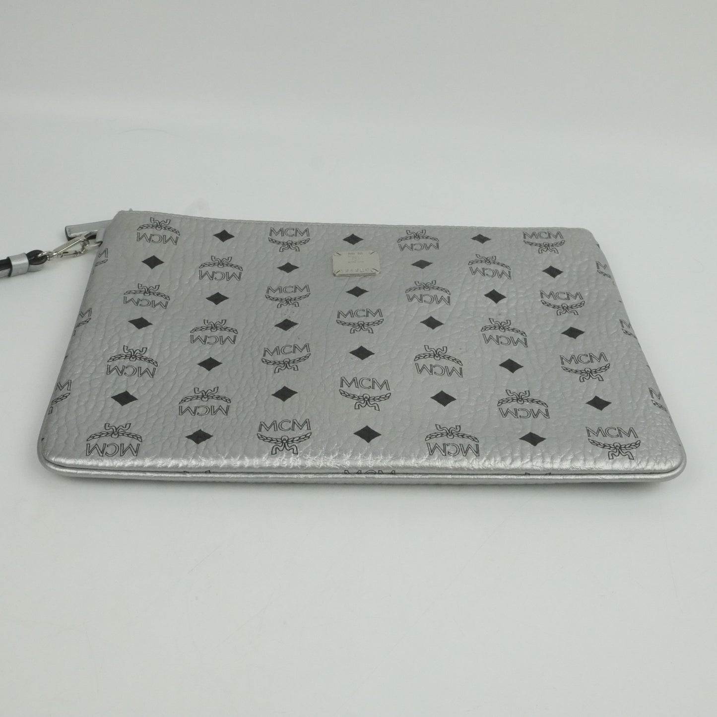 MCM Clutch Silver