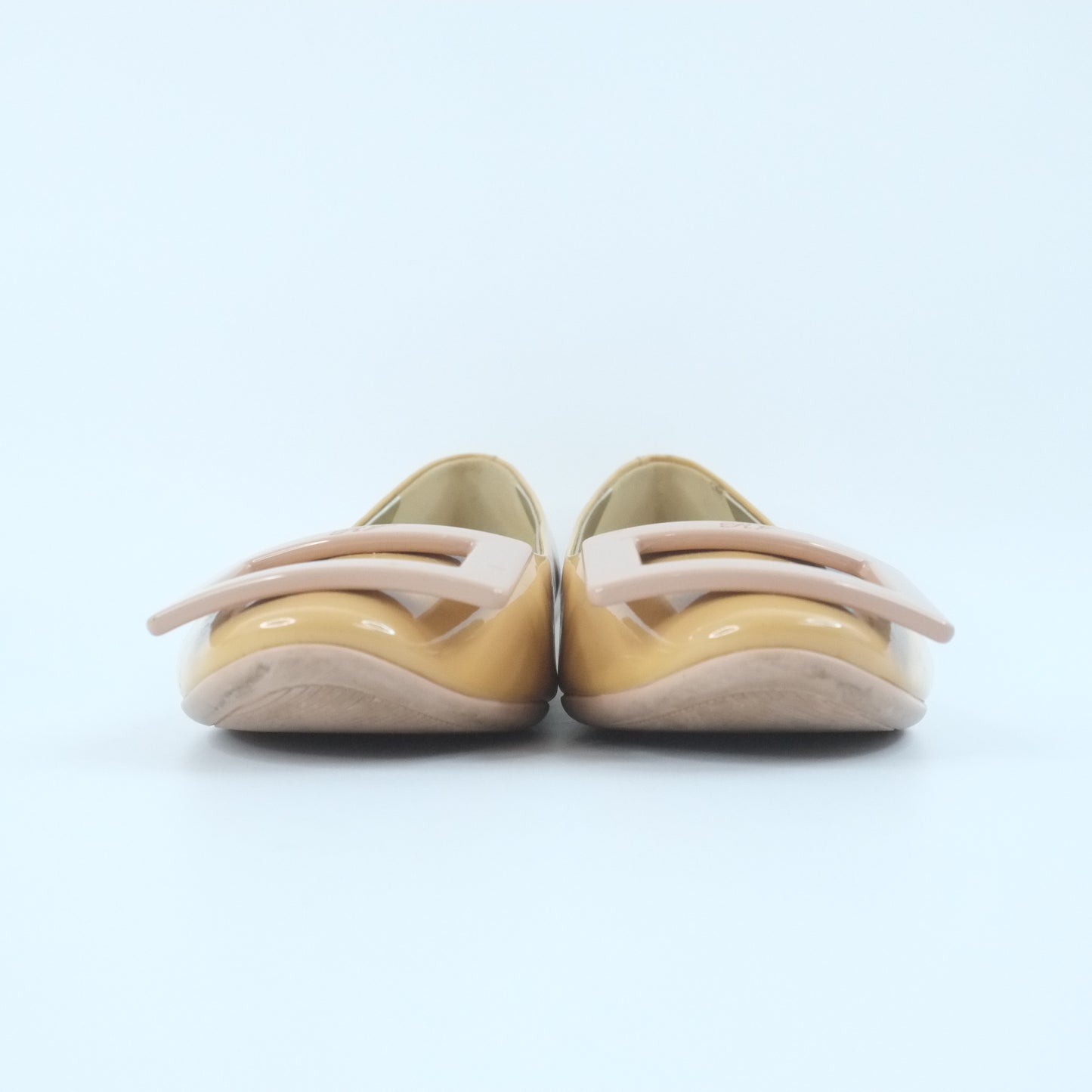 Roger Vivier Flat Beige Patent 35.5