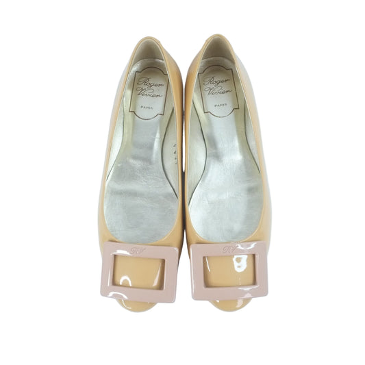 Roger Vivier Flat Beige Patent 35.5
