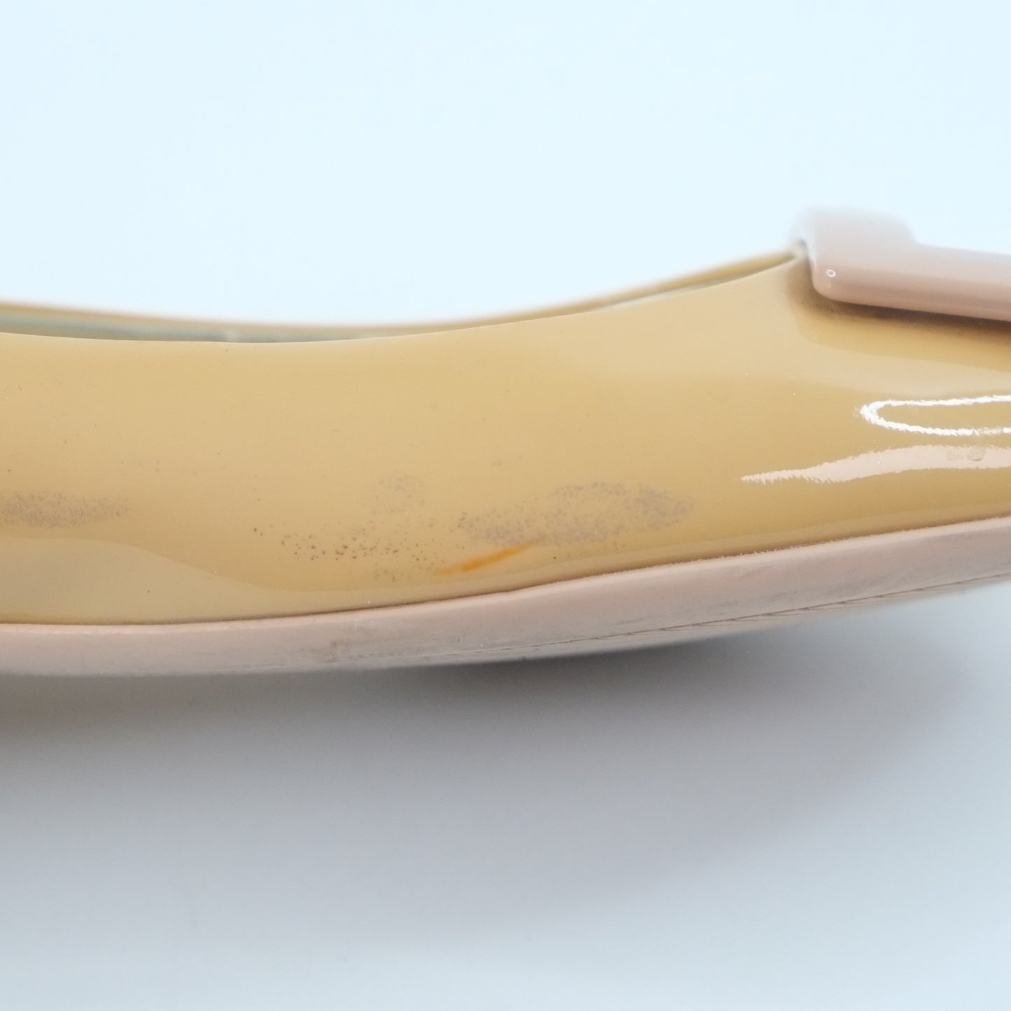 Roger Vivier Flat Beige Patent 35.5