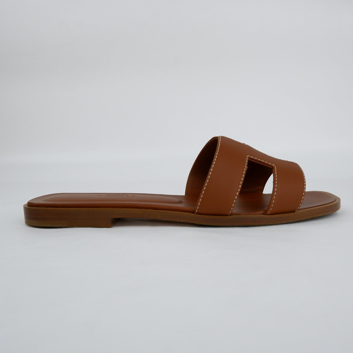 Hermes Oran Sandals Gold 37.5