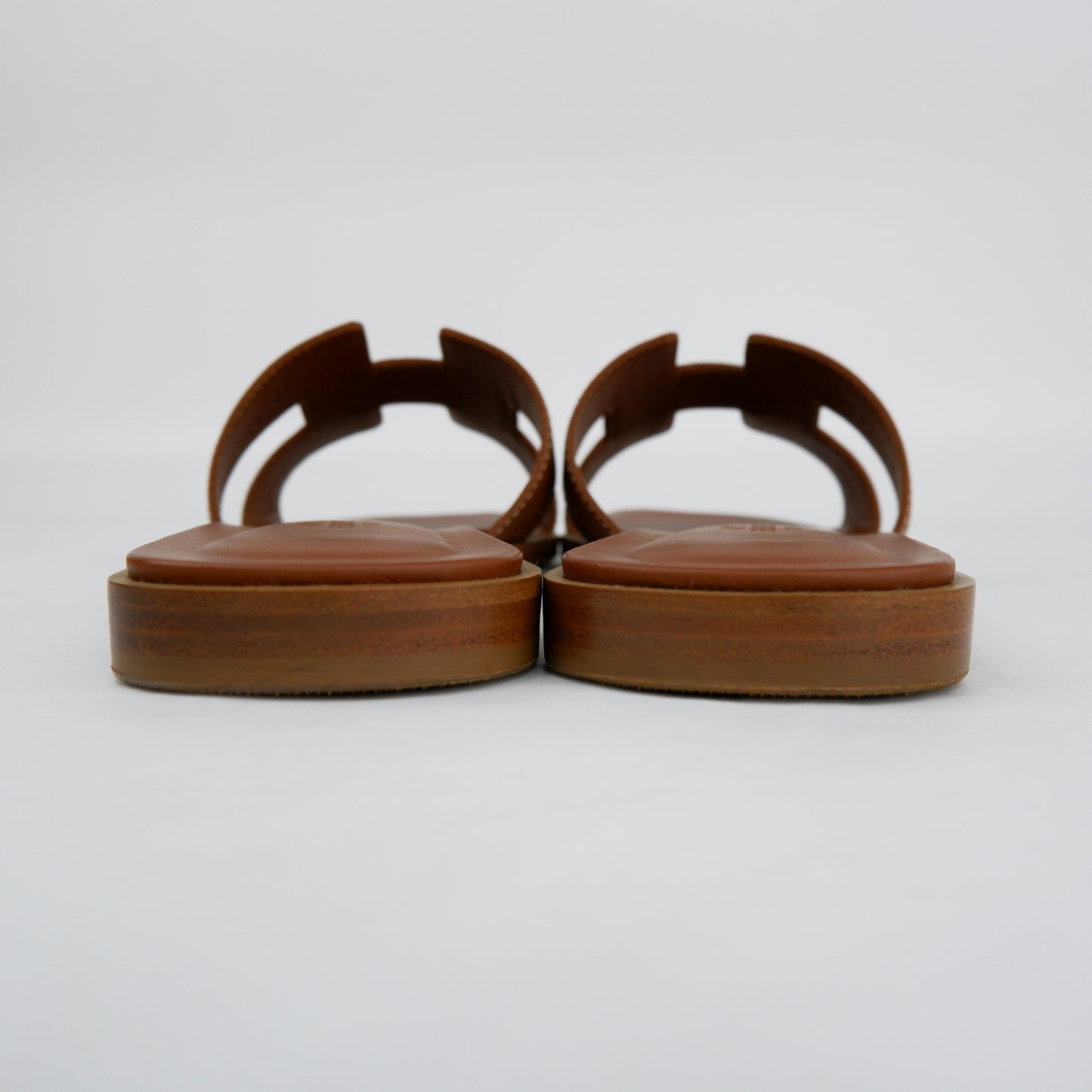 Hermes Oran Sandals Gold 37.5