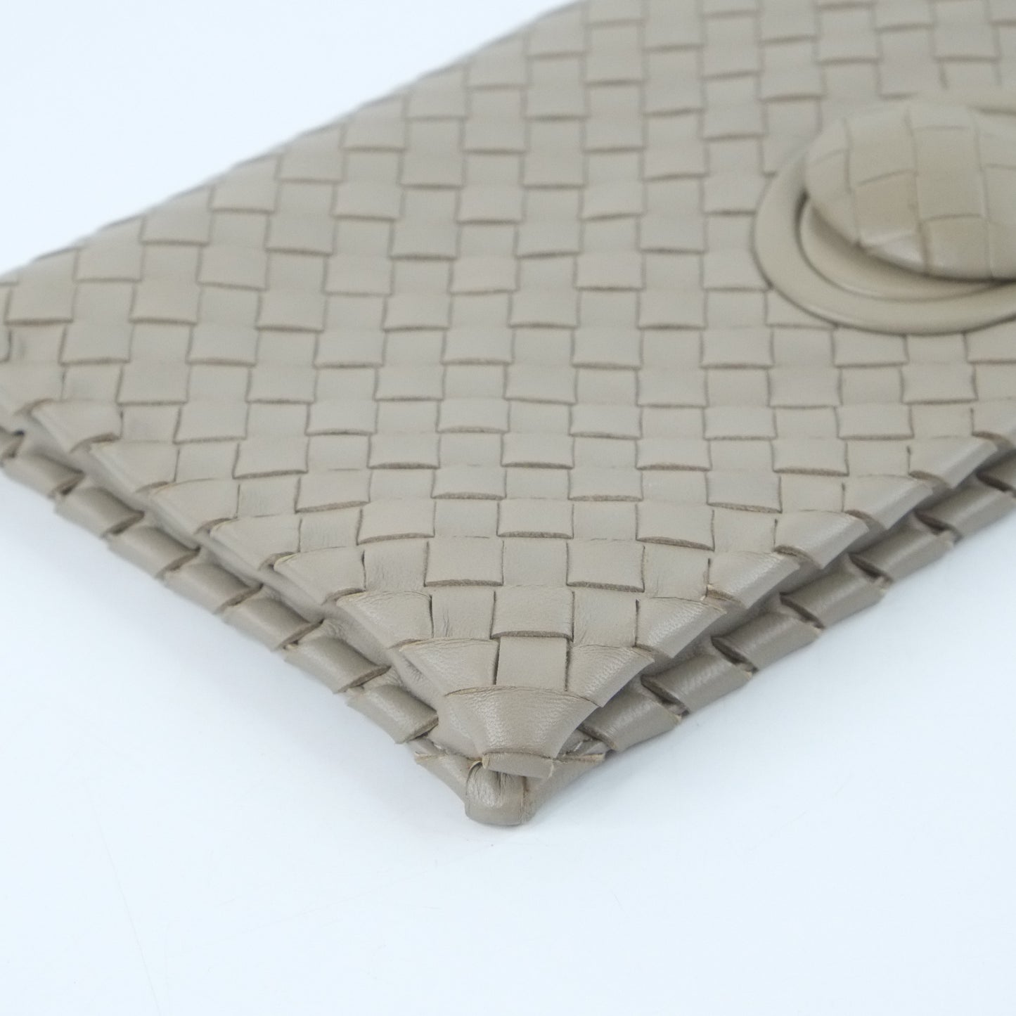 Bottega Veneta Clutch Fold Grey