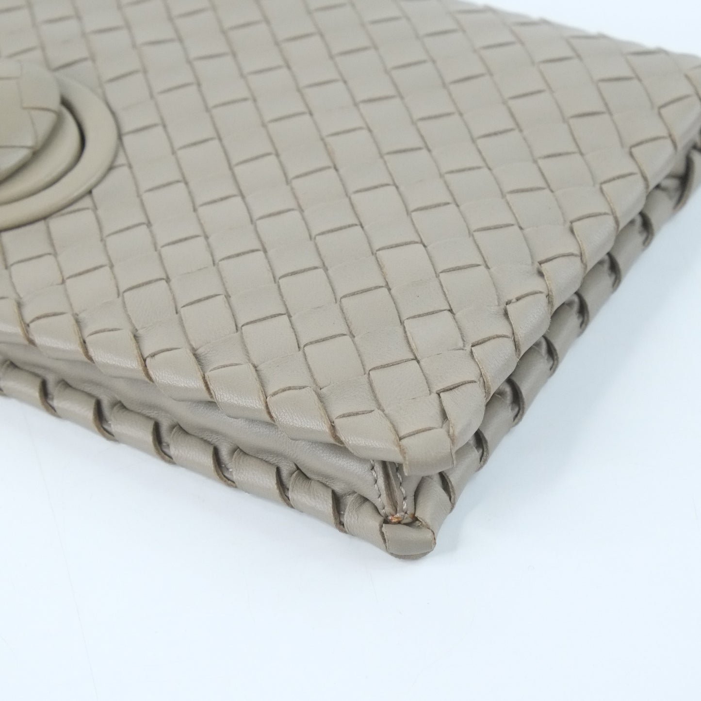 Bottega Veneta Clutch Fold Grey