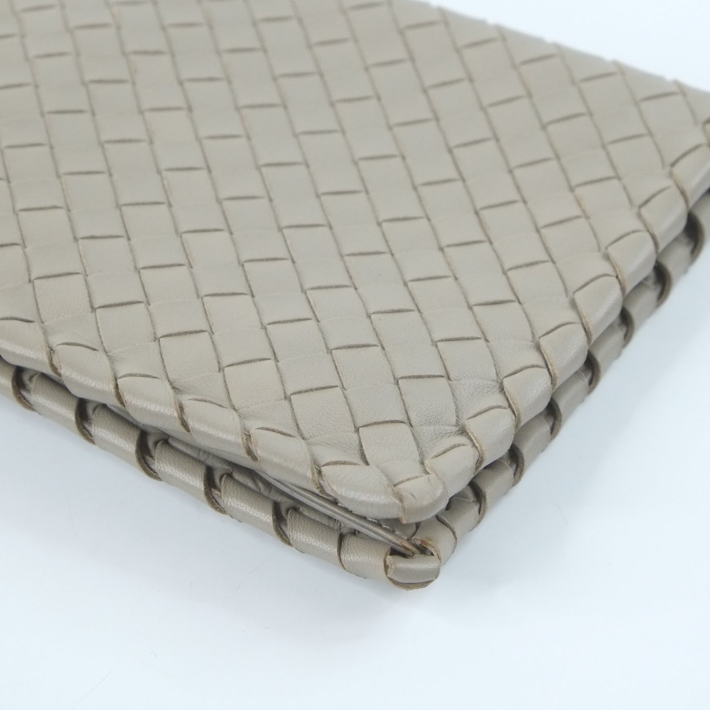 Bottega Veneta Clutch Fold Grey