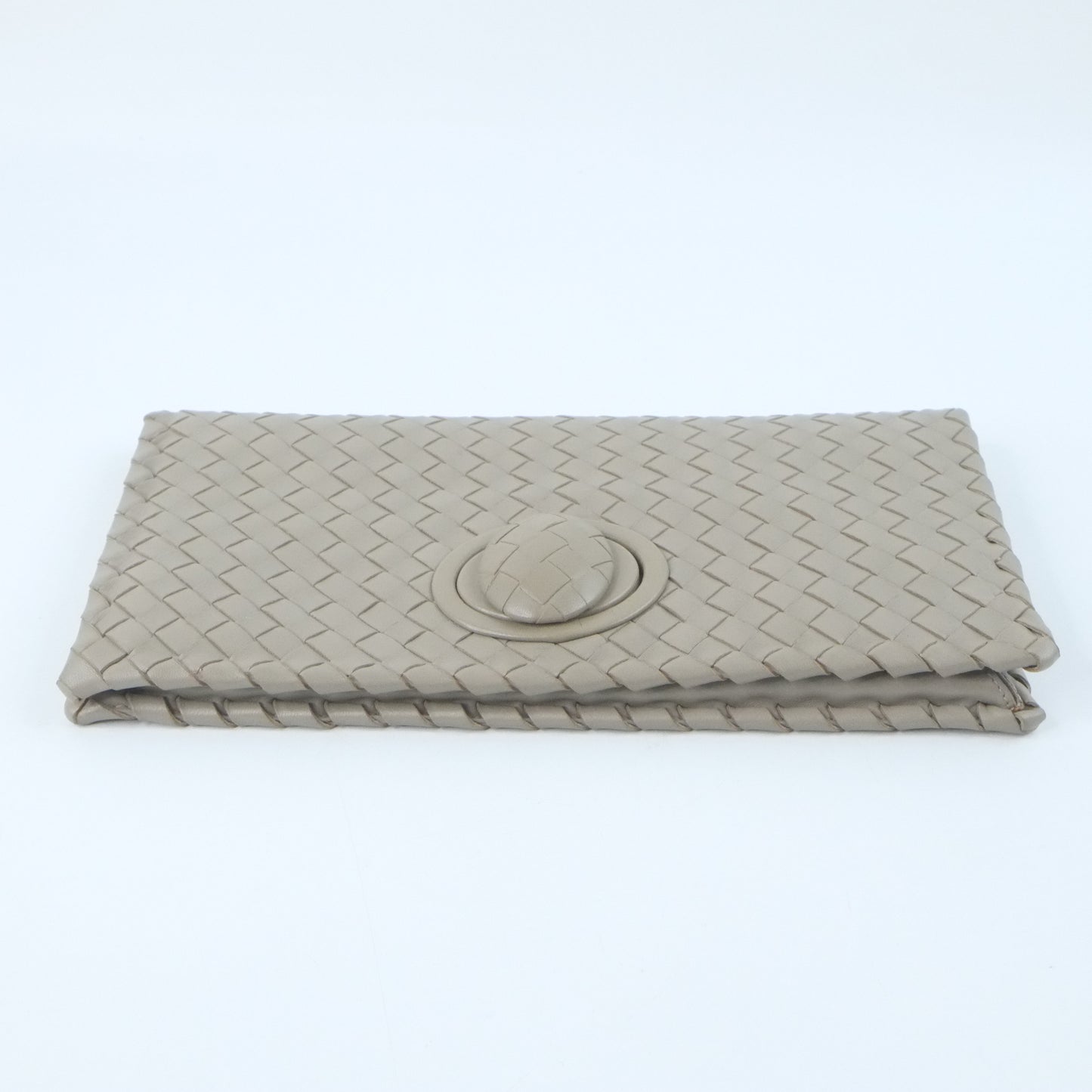 Bottega Veneta Clutch Fold Grey