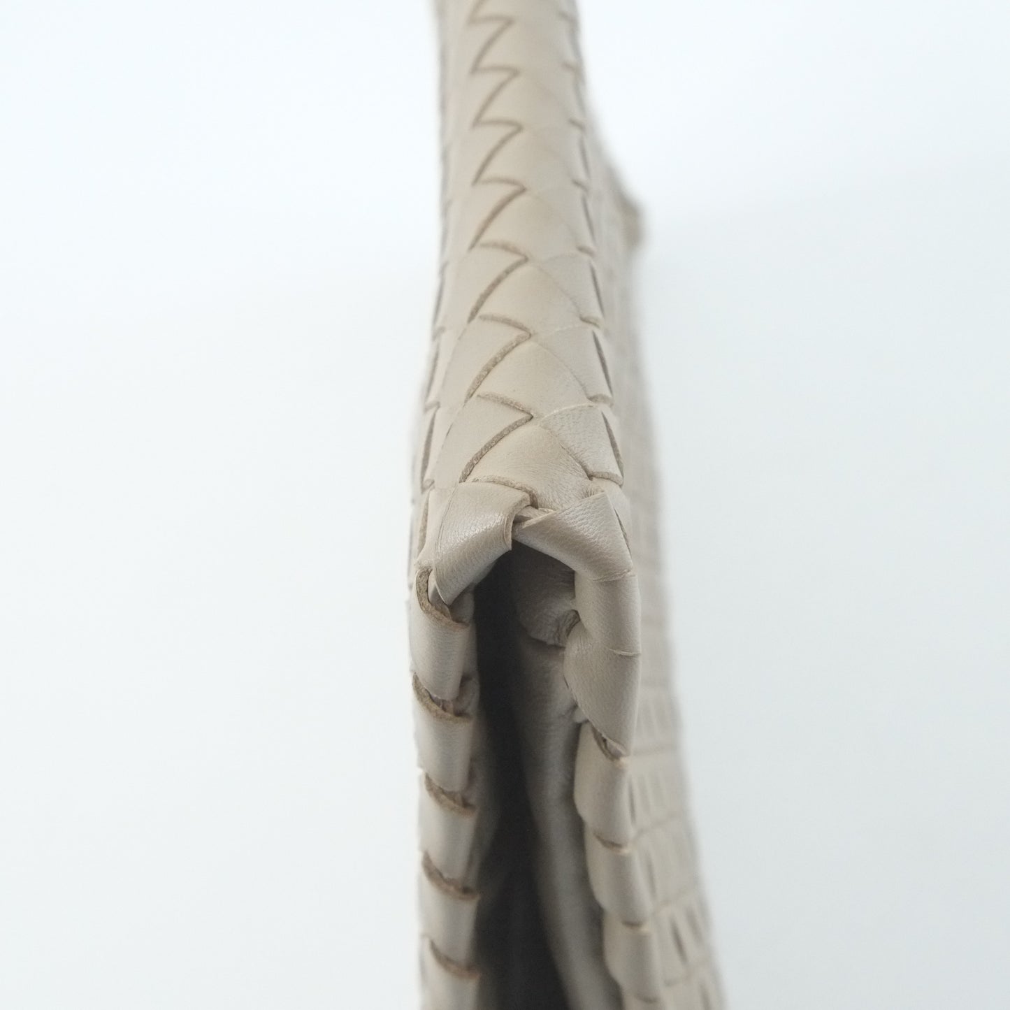 Bottega Veneta Clutch Fold Grey