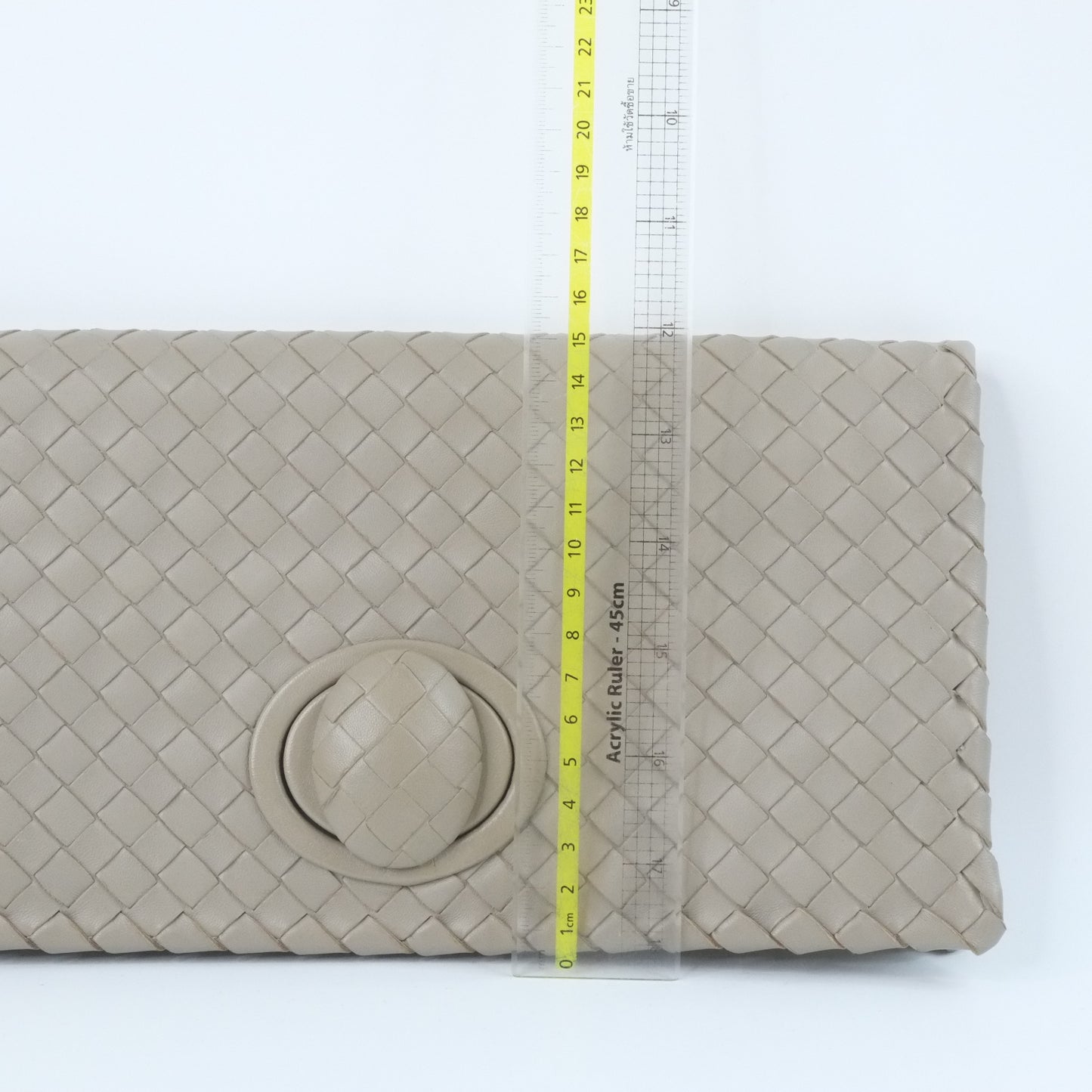 Bottega Veneta Clutch Fold Grey