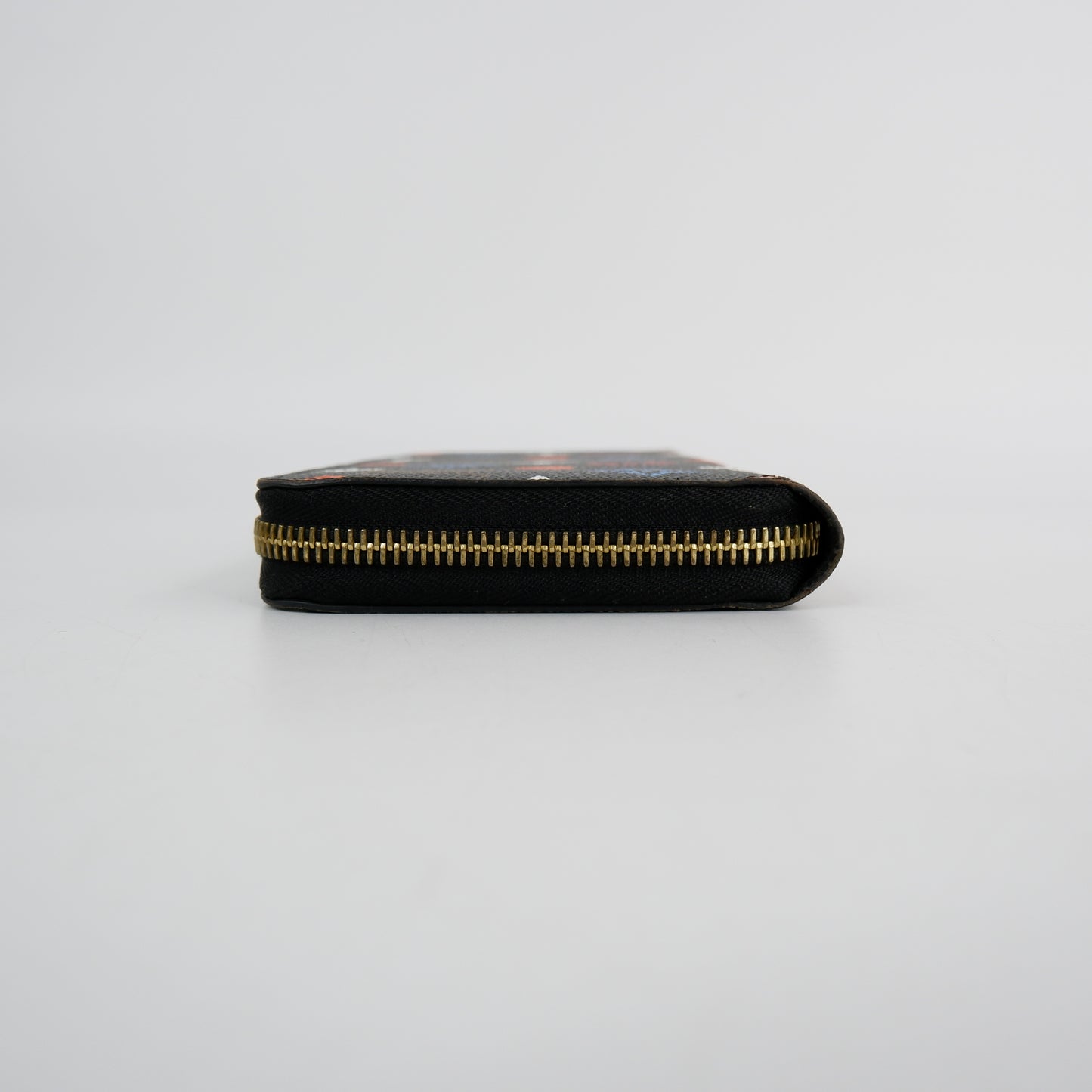 Louis Vuitton Zippy Long Wallet Monogram Game on Black