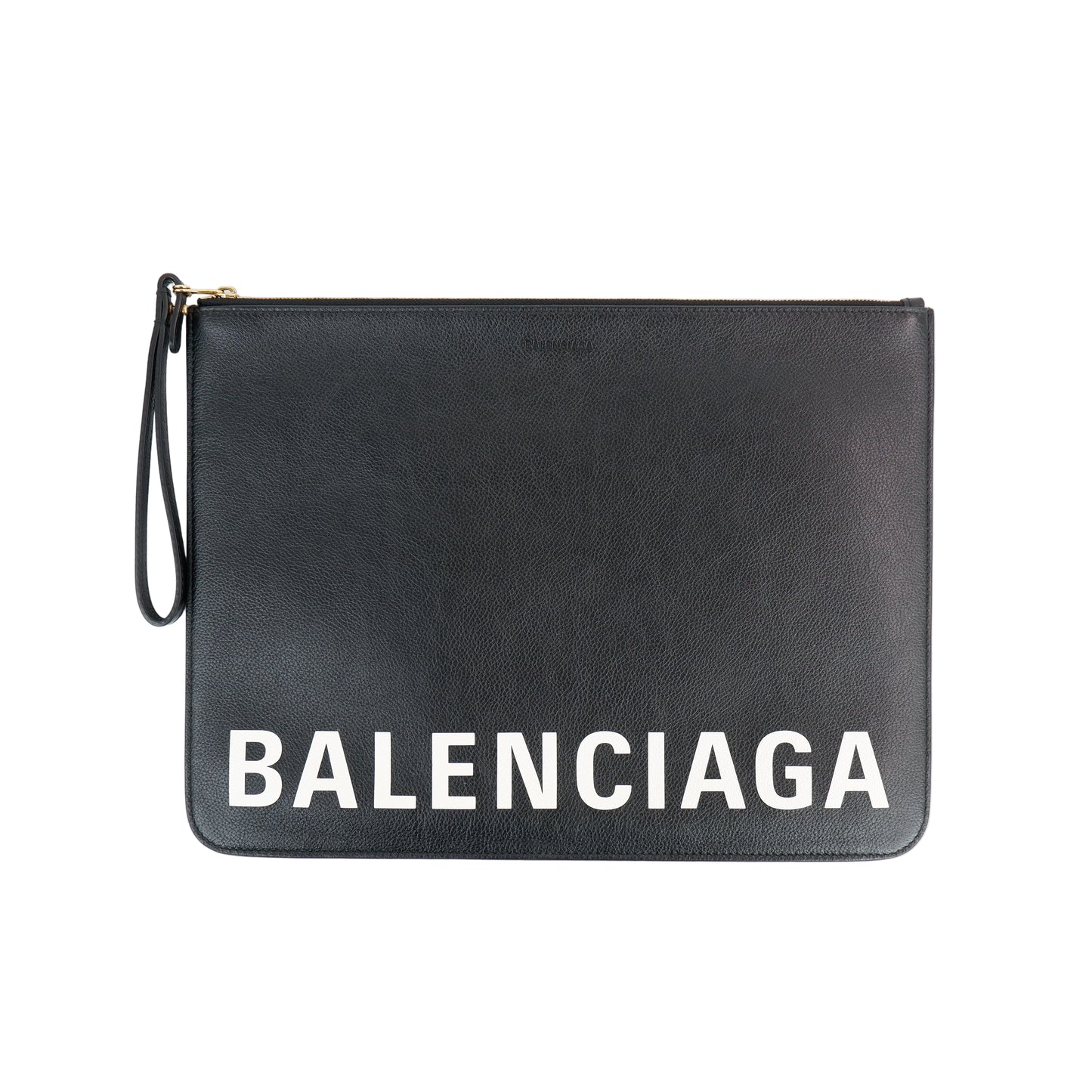 Balenciaga Zip Clutch Black