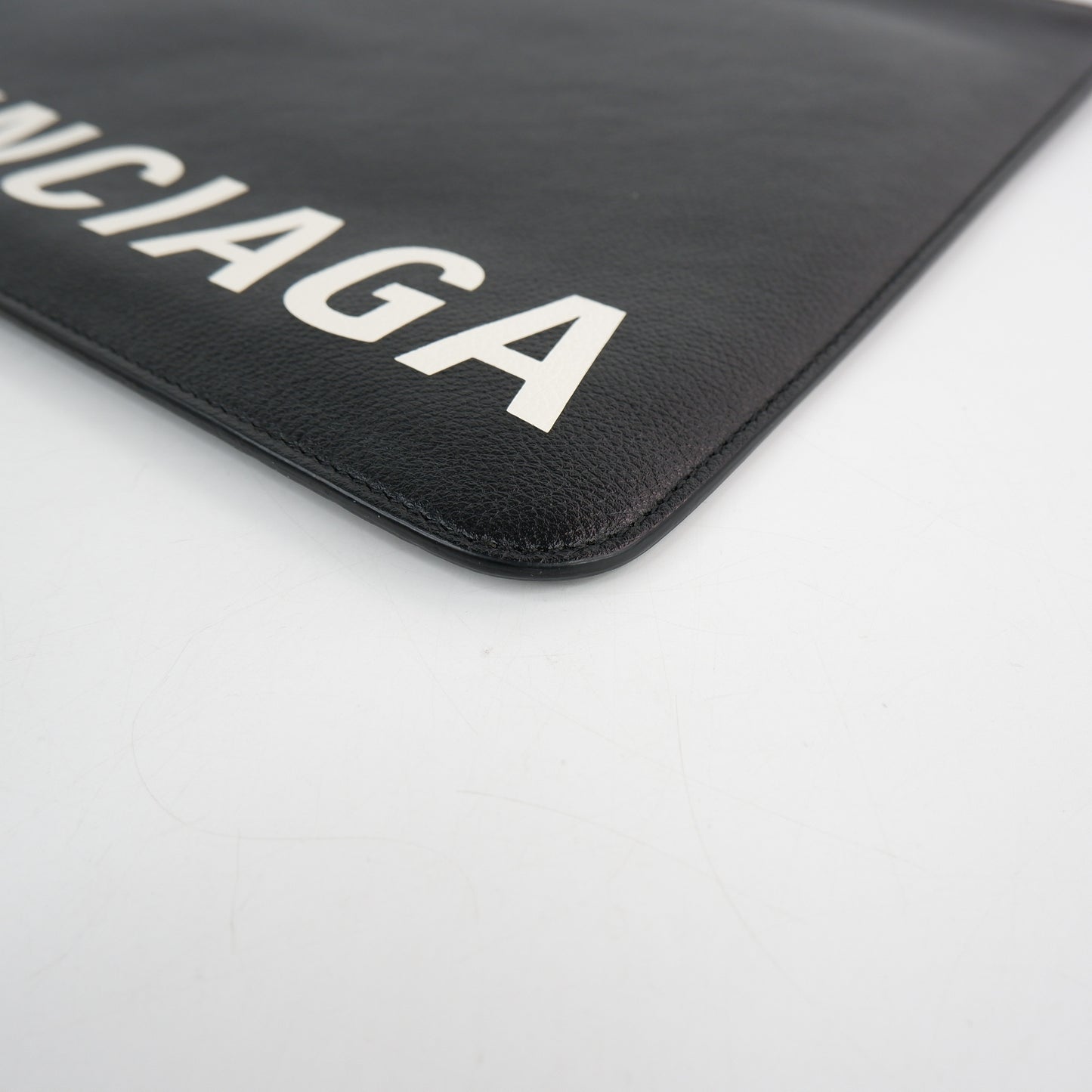 Balenciaga Zip Clutch Black