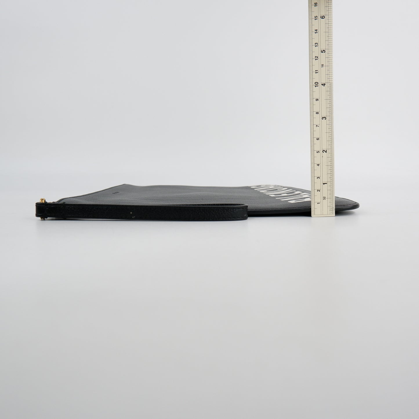 Balenciaga Zip Clutch Black