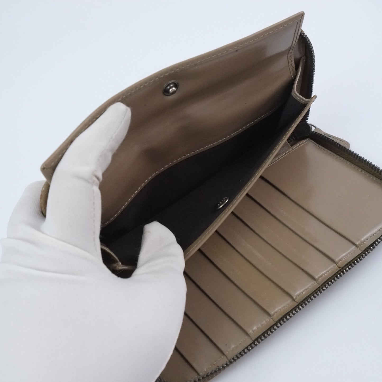 Marni Zippy Long Wallet Brown