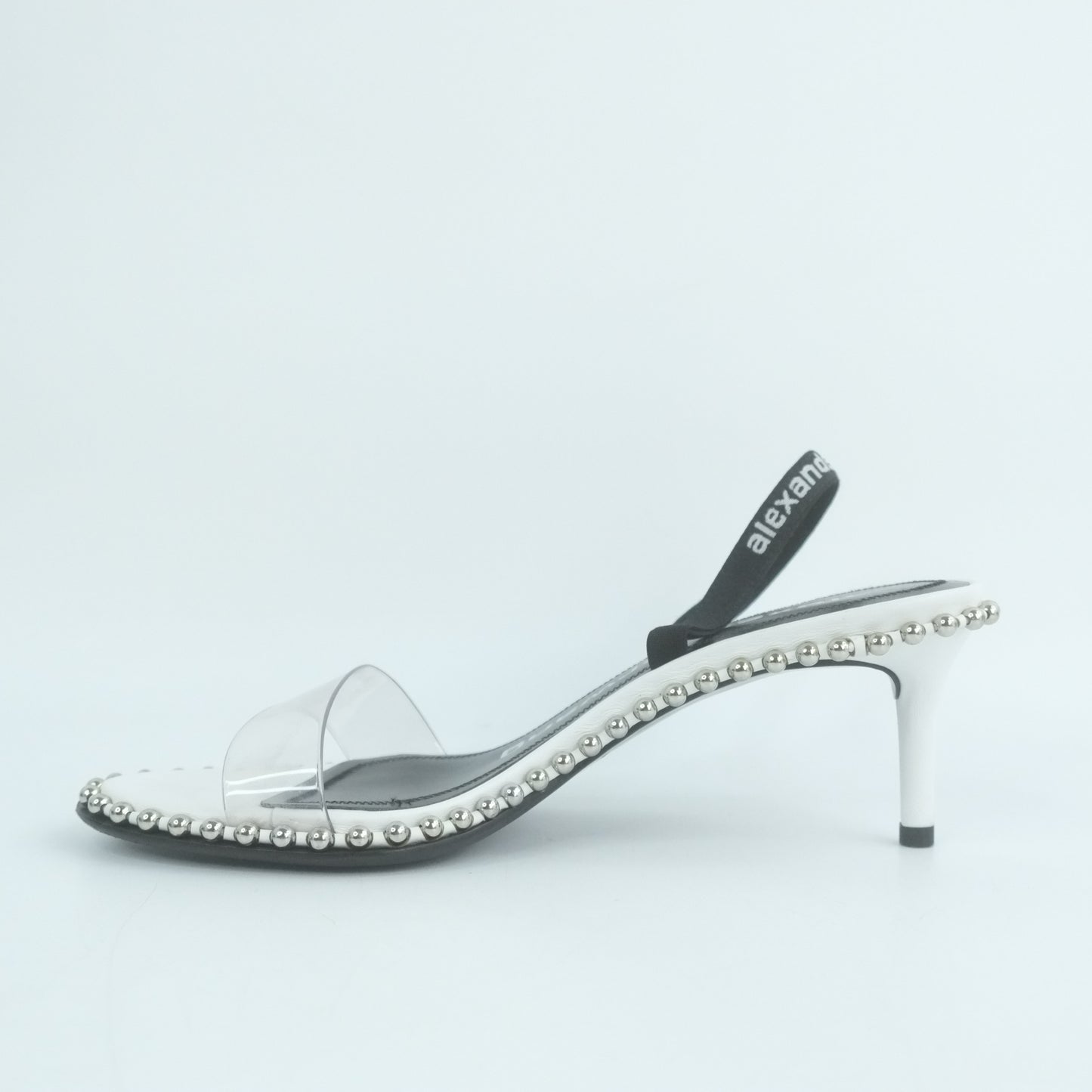 Alexander Wang Sandals Sling Back White Black 37