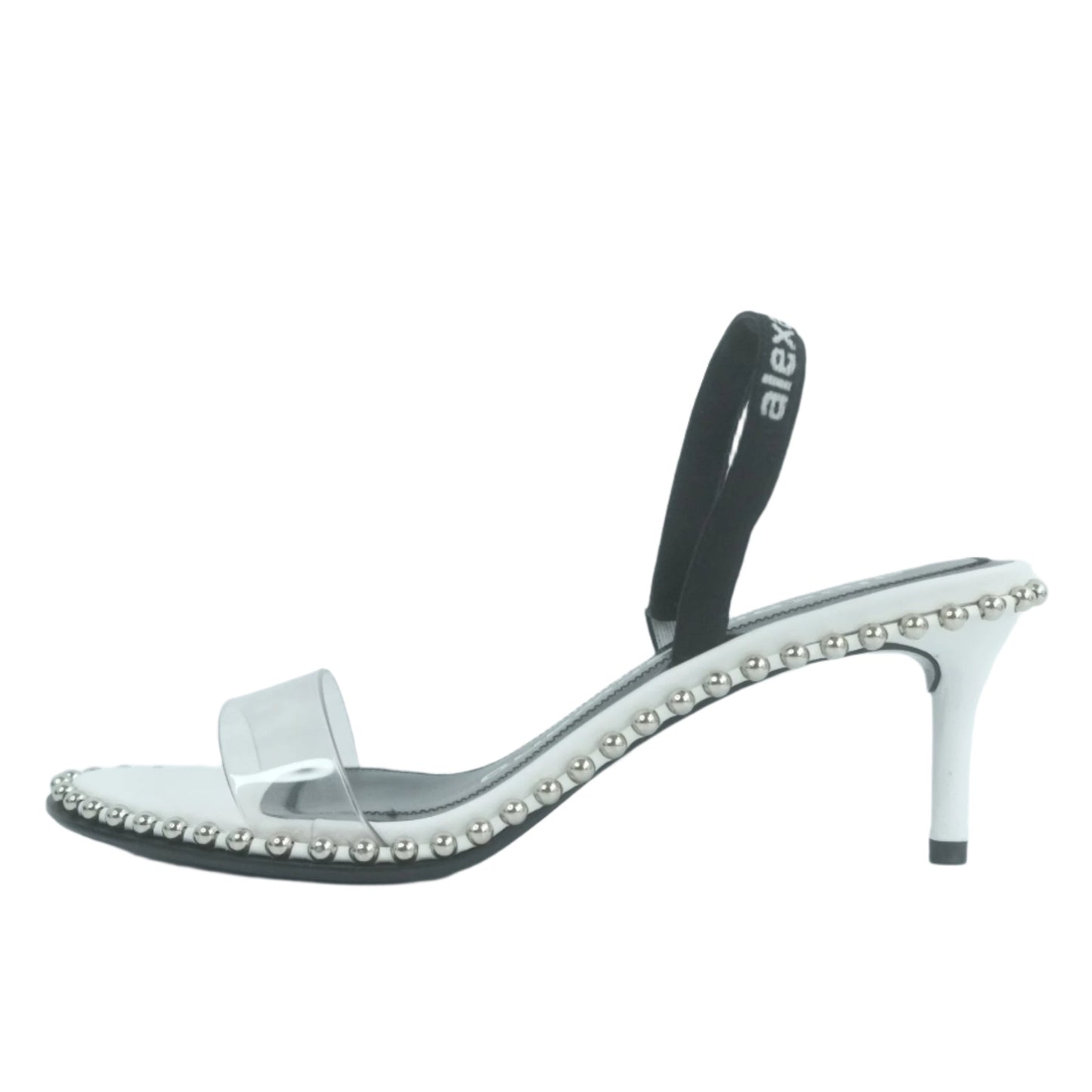 Alexander Wang Sandals Sling Back White Black 37