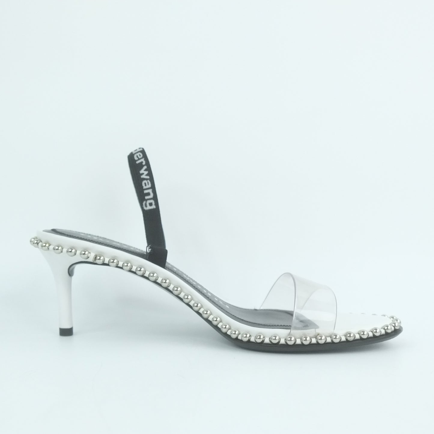 Alexander Wang Sandals Sling Back White Black 37