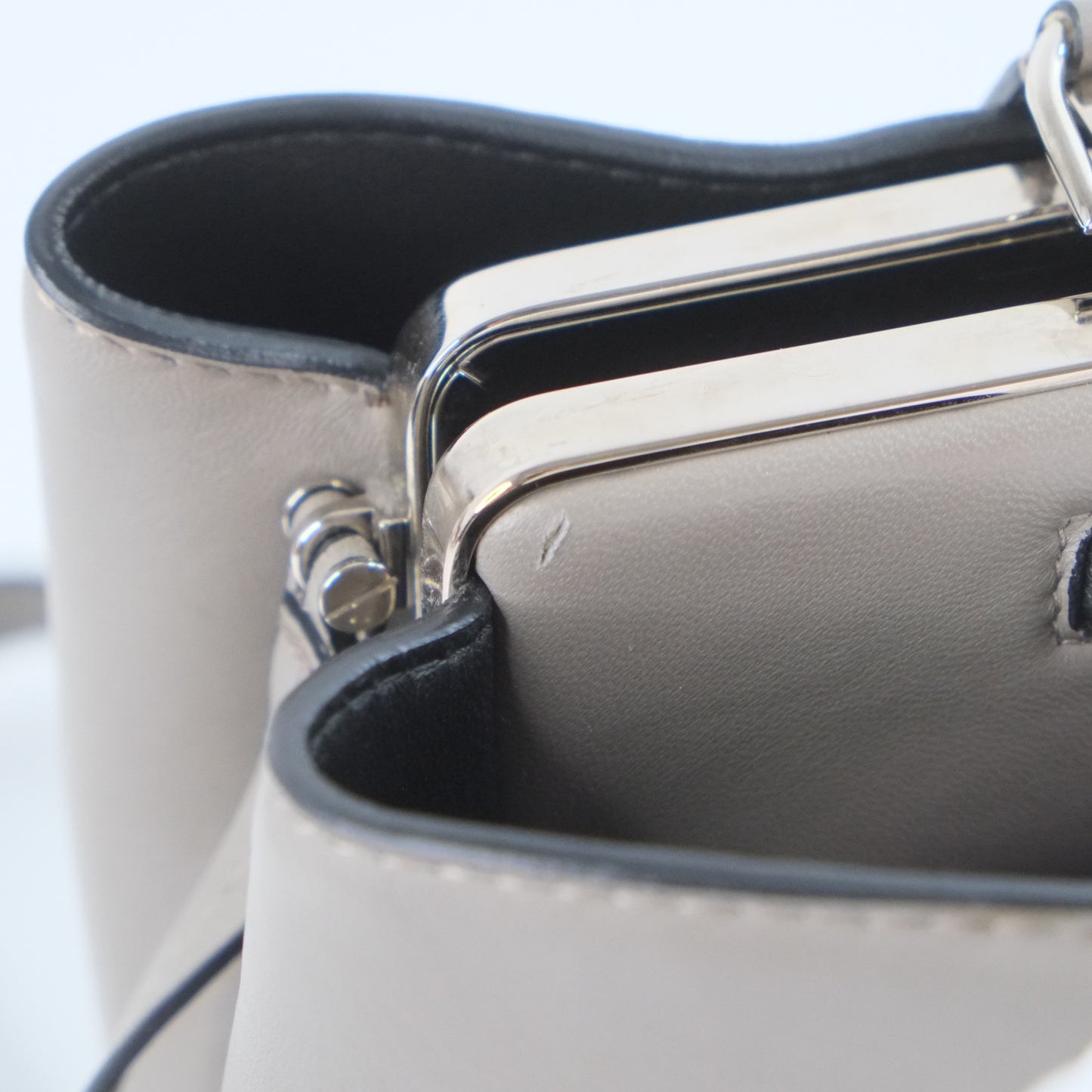 Proenza Schouler Frame Crossbody Bag Grey