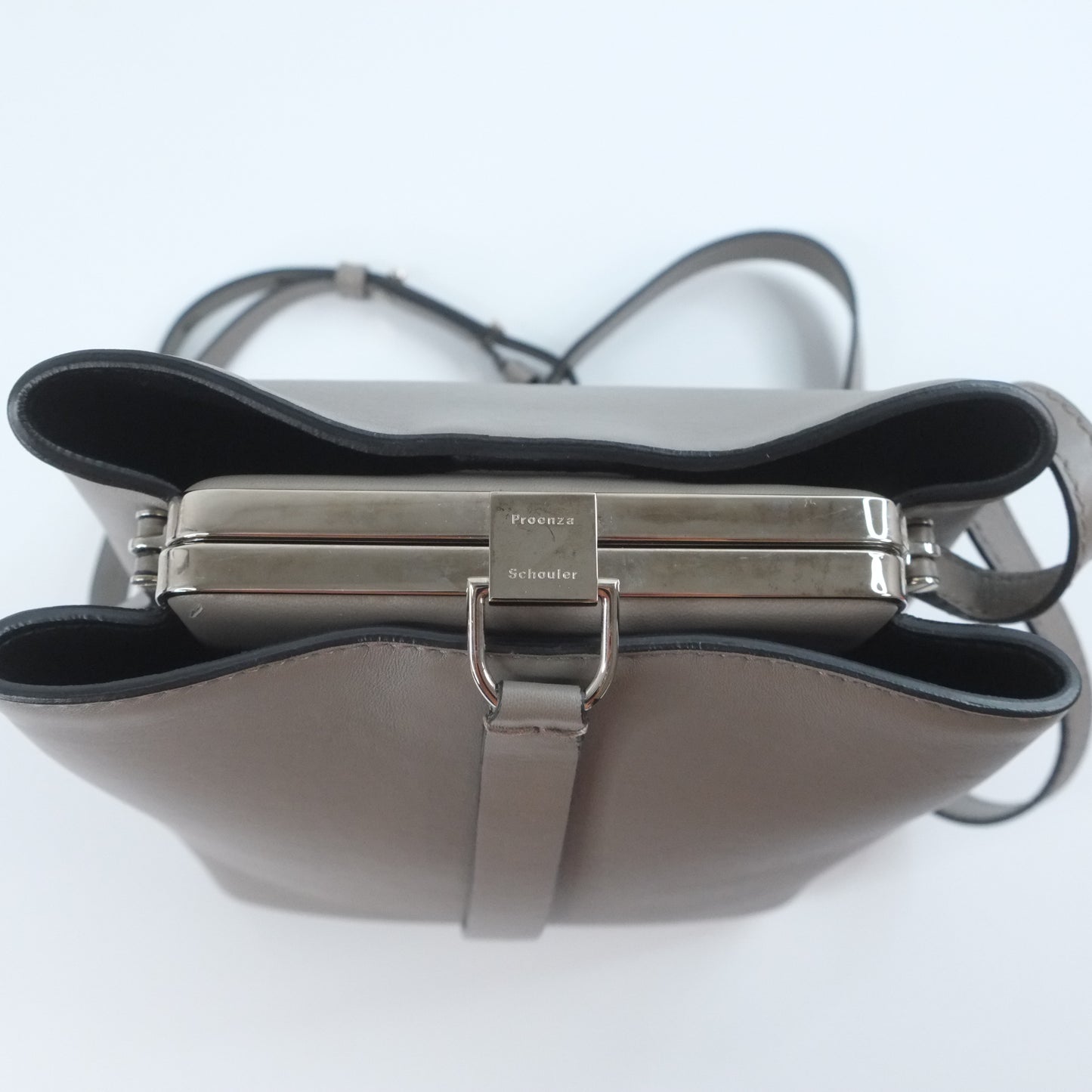 Proenza Schouler Frame Crossbody Bag Grey