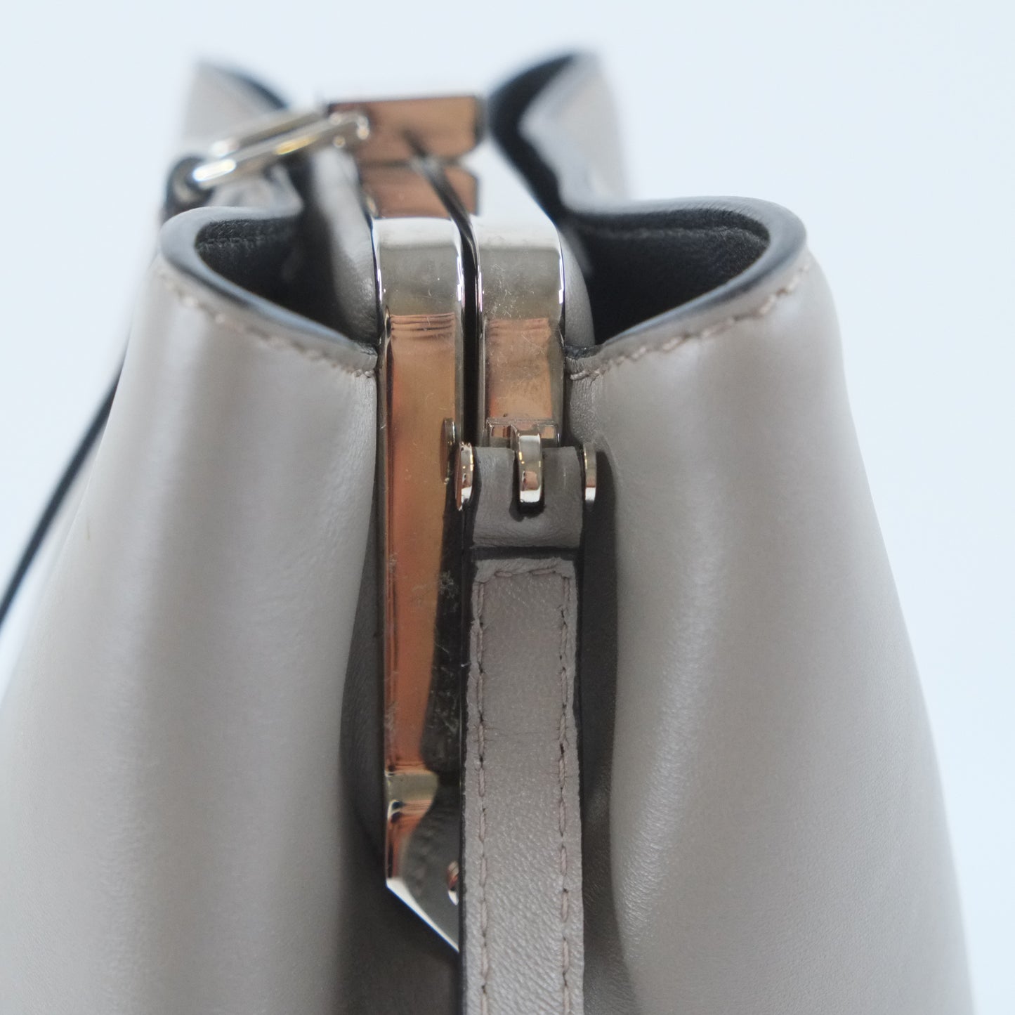 Proenza Schouler Frame Crossbody Bag Grey