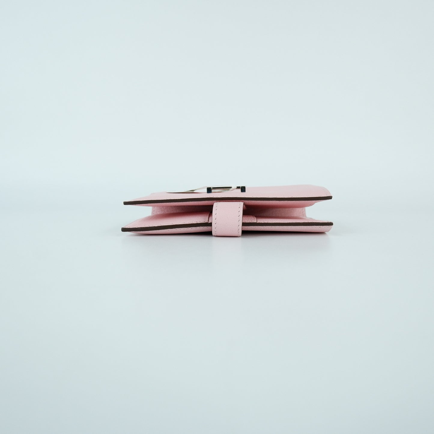 Hermes Bearn Short Wallet Rose Sakura PHW