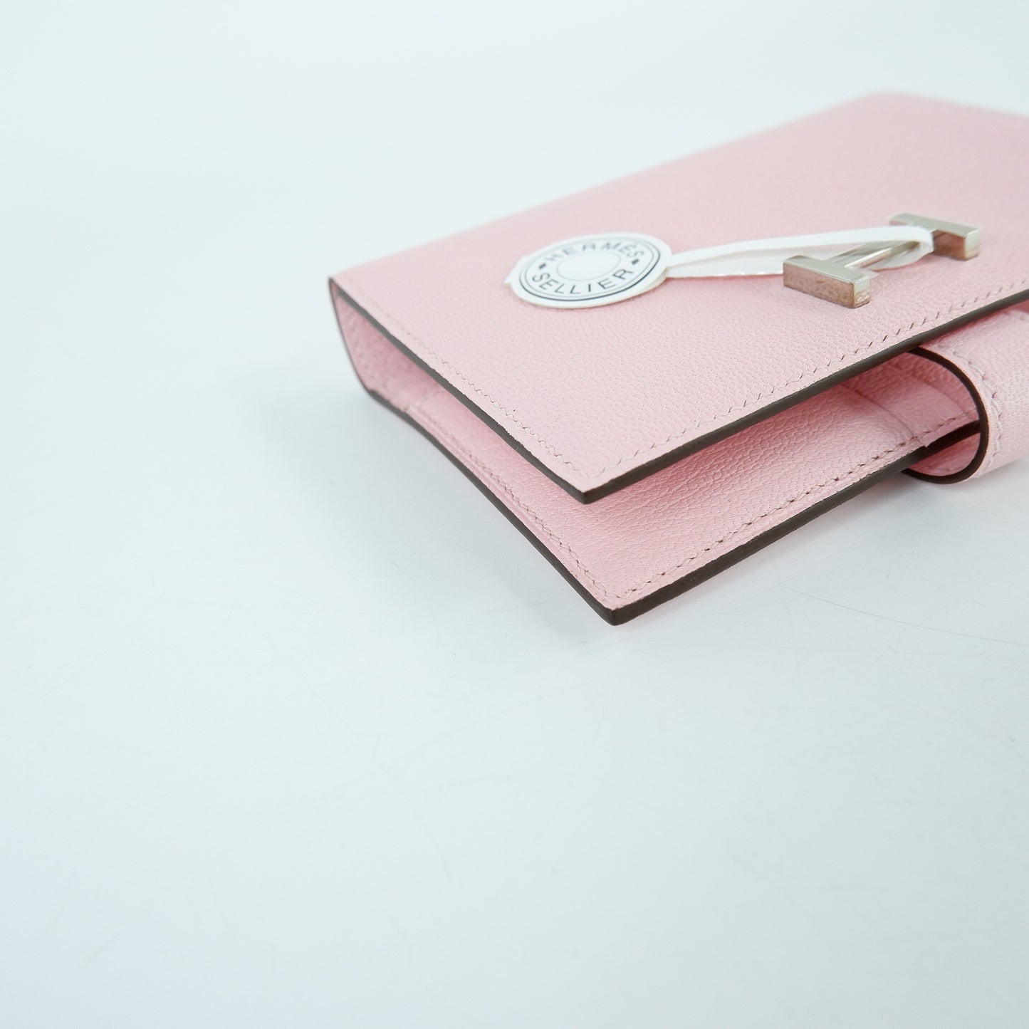 Hermes Bearn Short Wallet Rose Sakura PHW