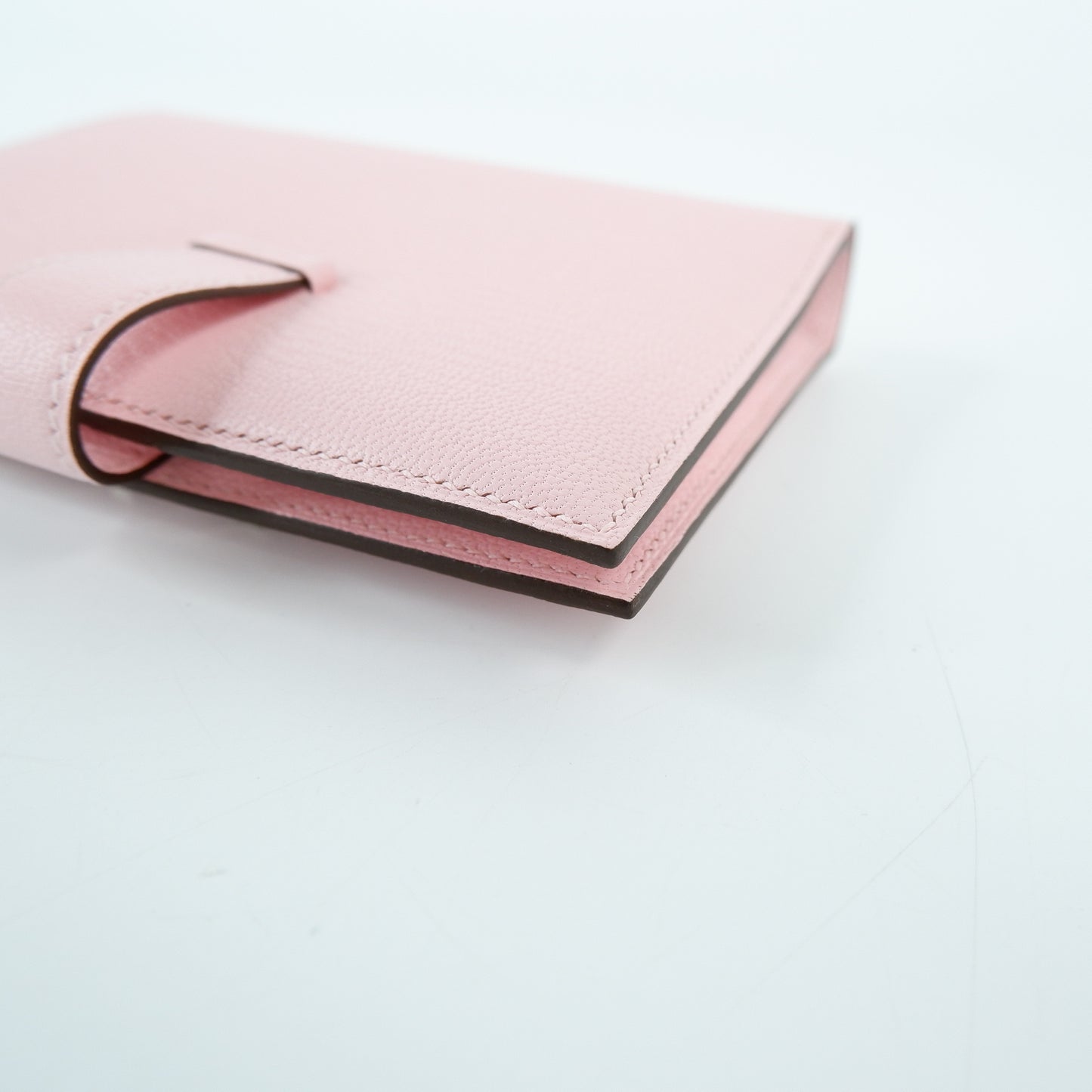 Hermes Bearn Short Wallet Rose Sakura PHW