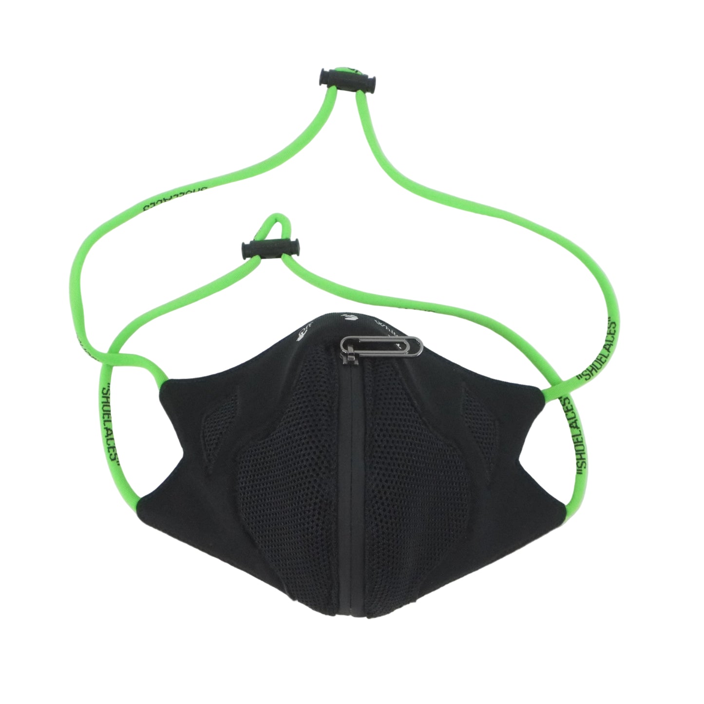 Off White Mask Green Strap