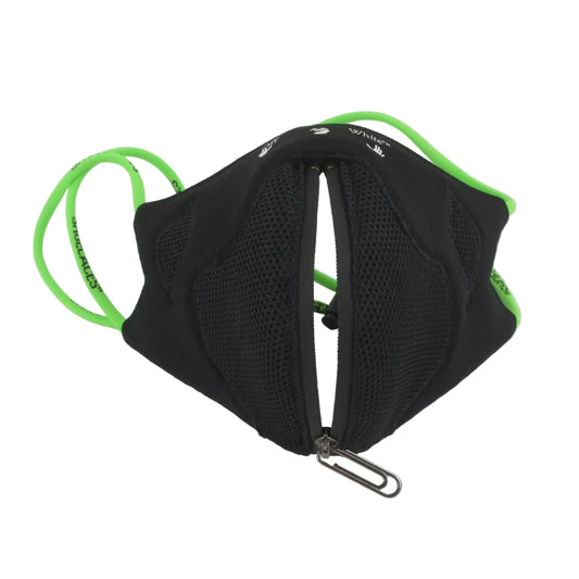Off White Mask Green Strap