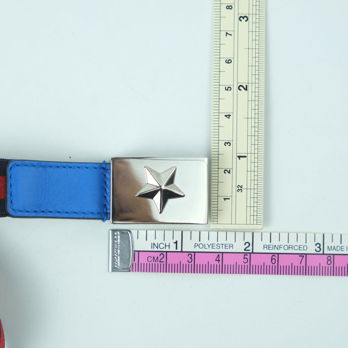 Gucci Kid Belt Blue Red